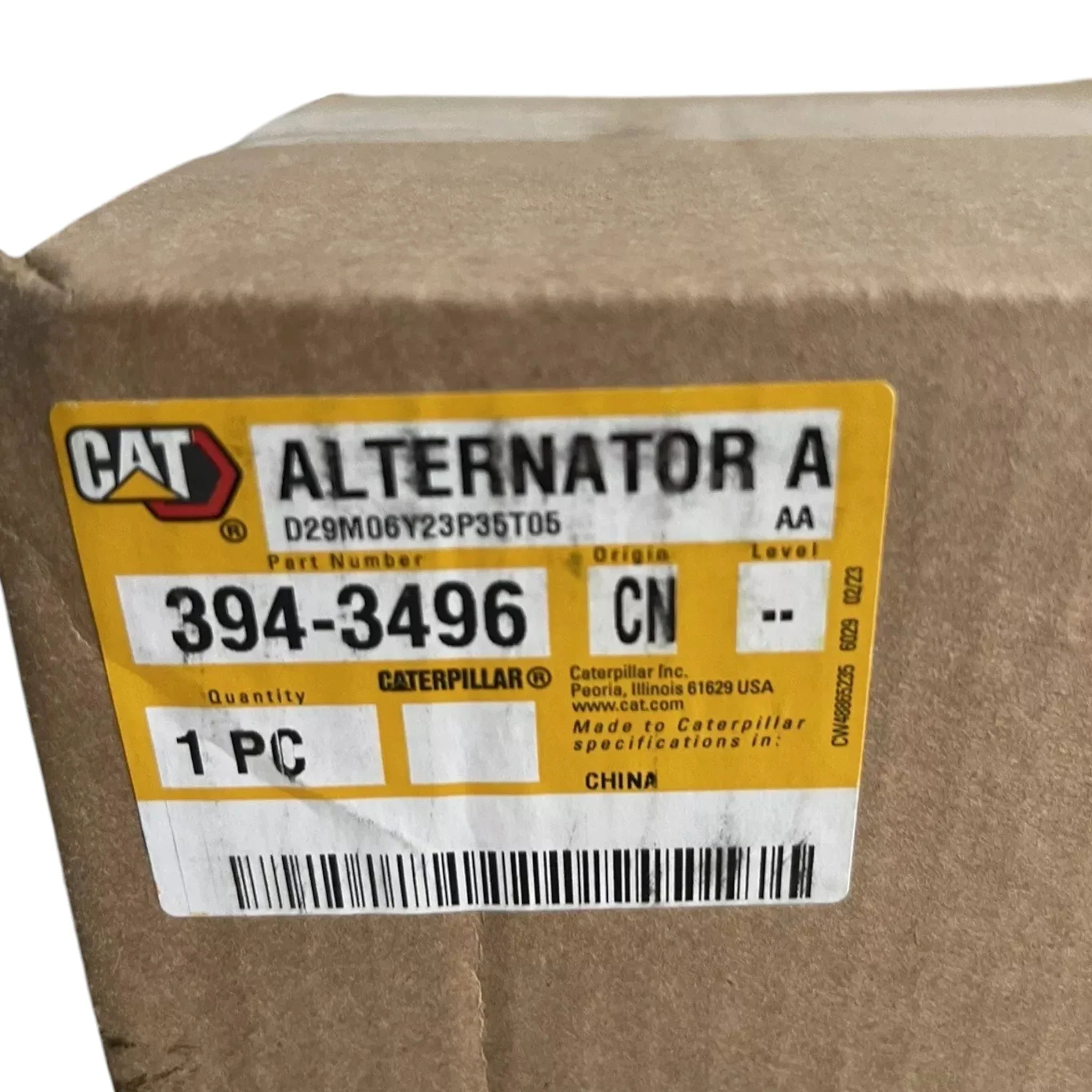 614-1869 Genuine CAT Charging Alternator 12 Volts