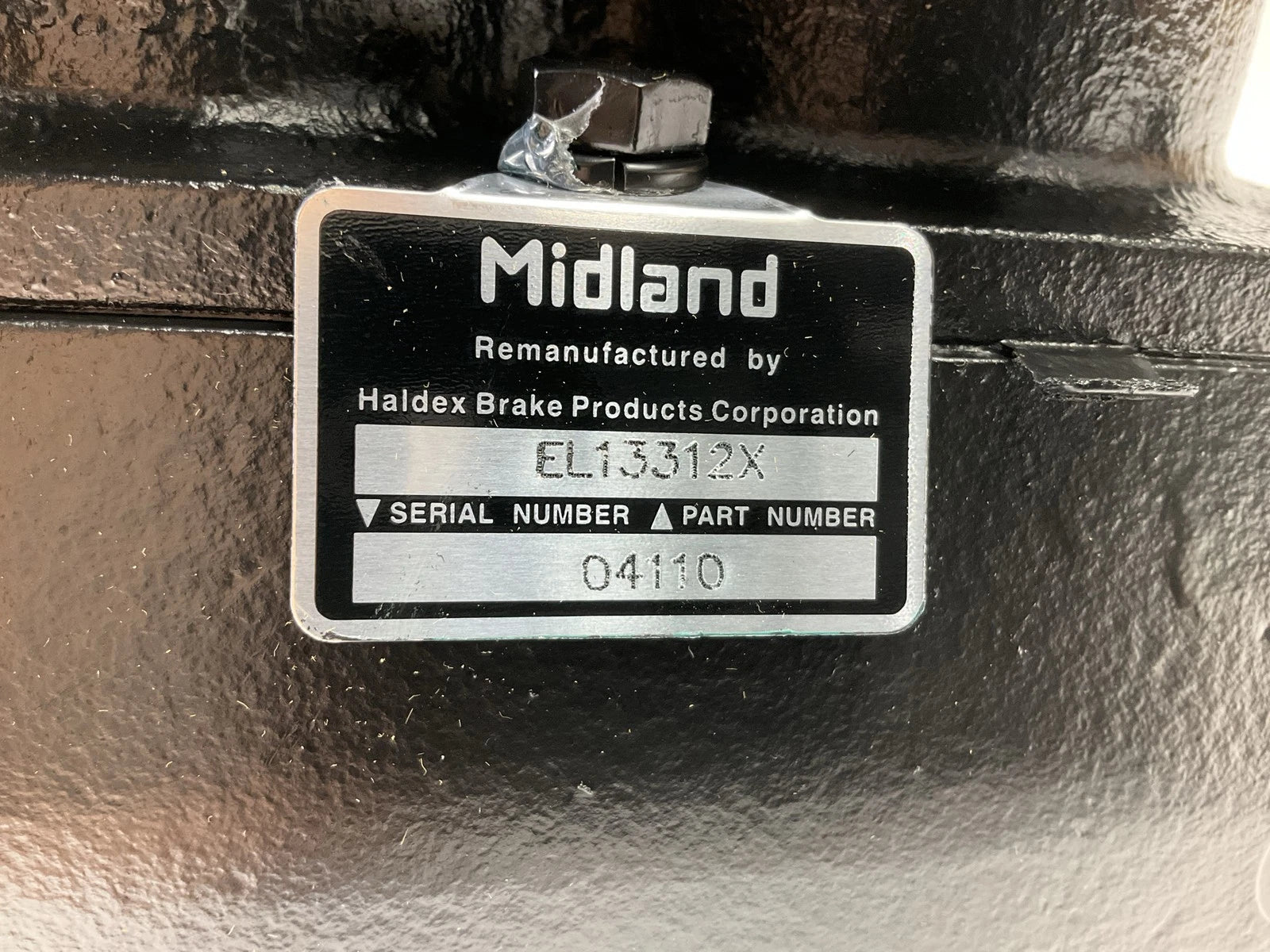 EL13112 Haldex Air Brake Compressor 2 Cyl