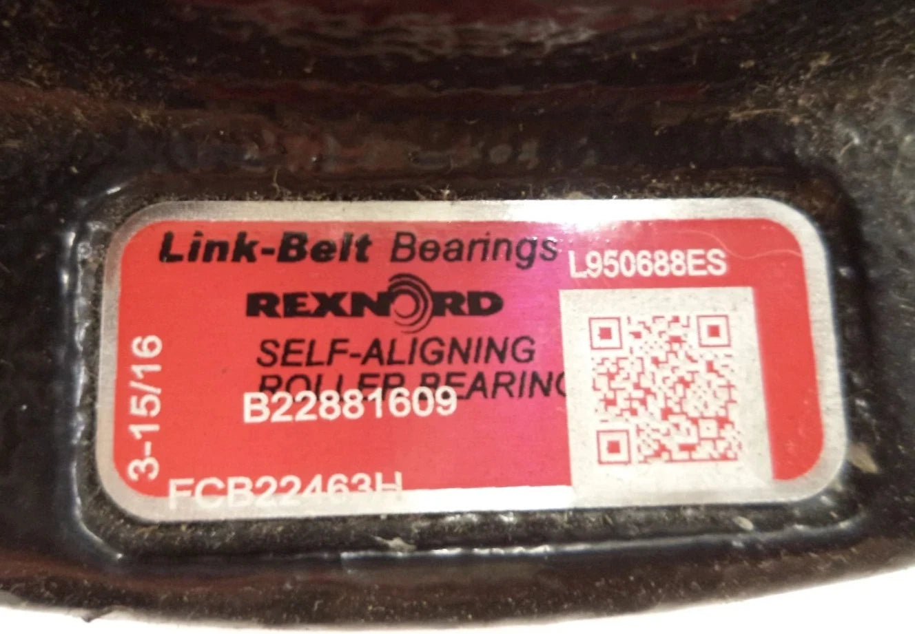 FCB22463H Link-Belt Four Bolt Piloted Roller Bearing