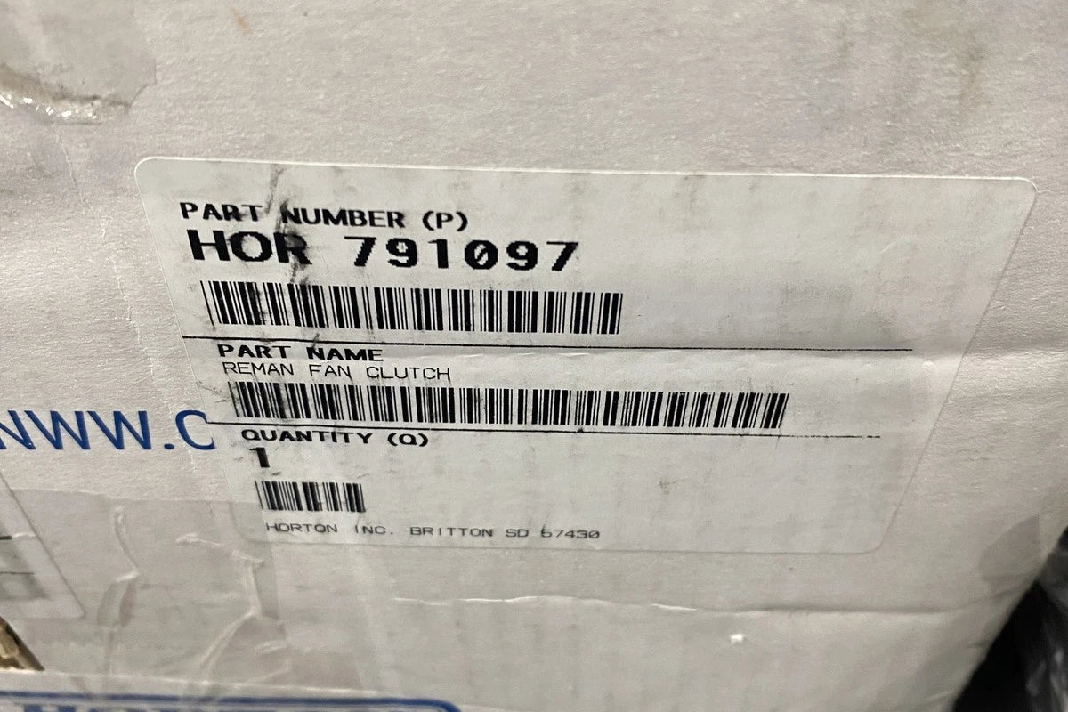 791097RMAN Genuine Horton Fan Clutch