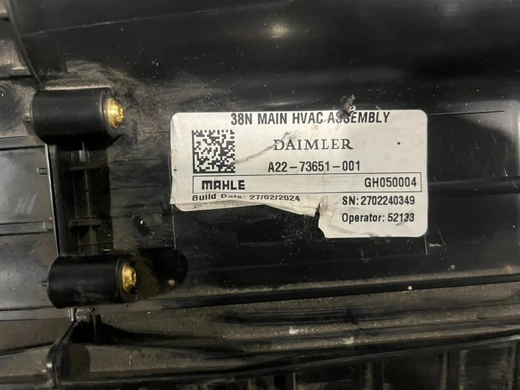 A2273651002 Genuine Freightliner Auxiliary HVAC Assembly