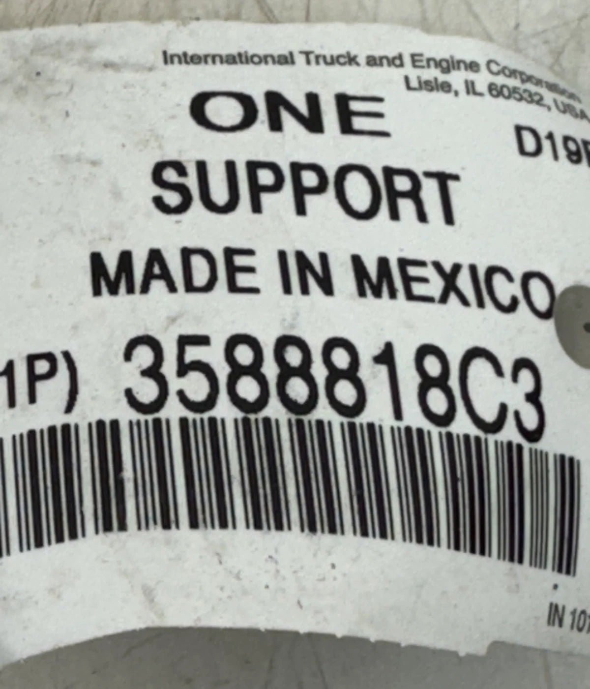 3588818C2 Genuine International Support Assembly Hood Hinge