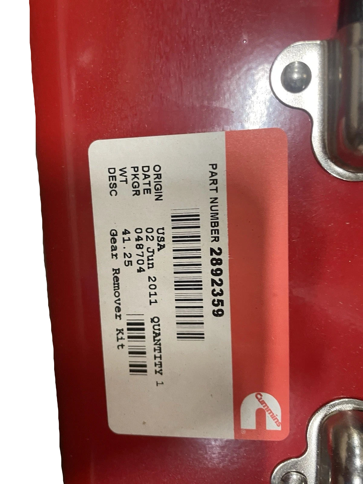2892359  Genuine Cummins Camshaft Gear Remover