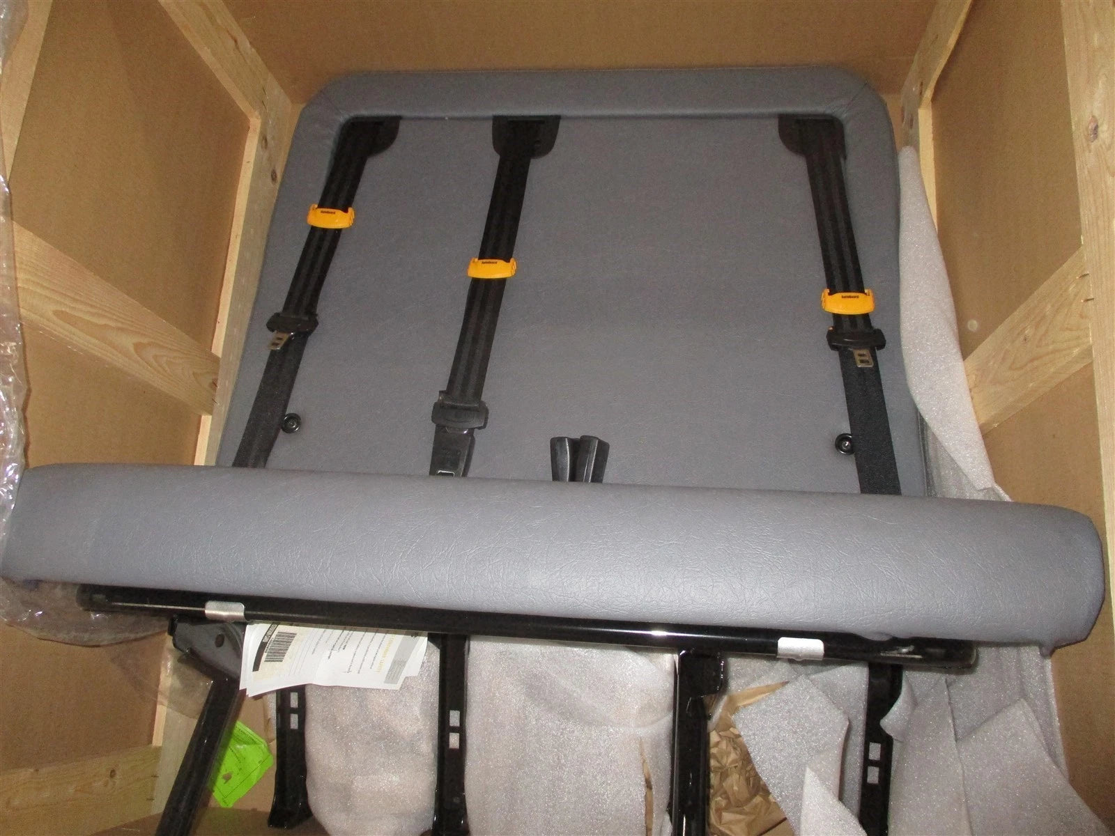 IC Bus Seat Safeguard Xchange Flexseat 3PT Seat Belt Bench