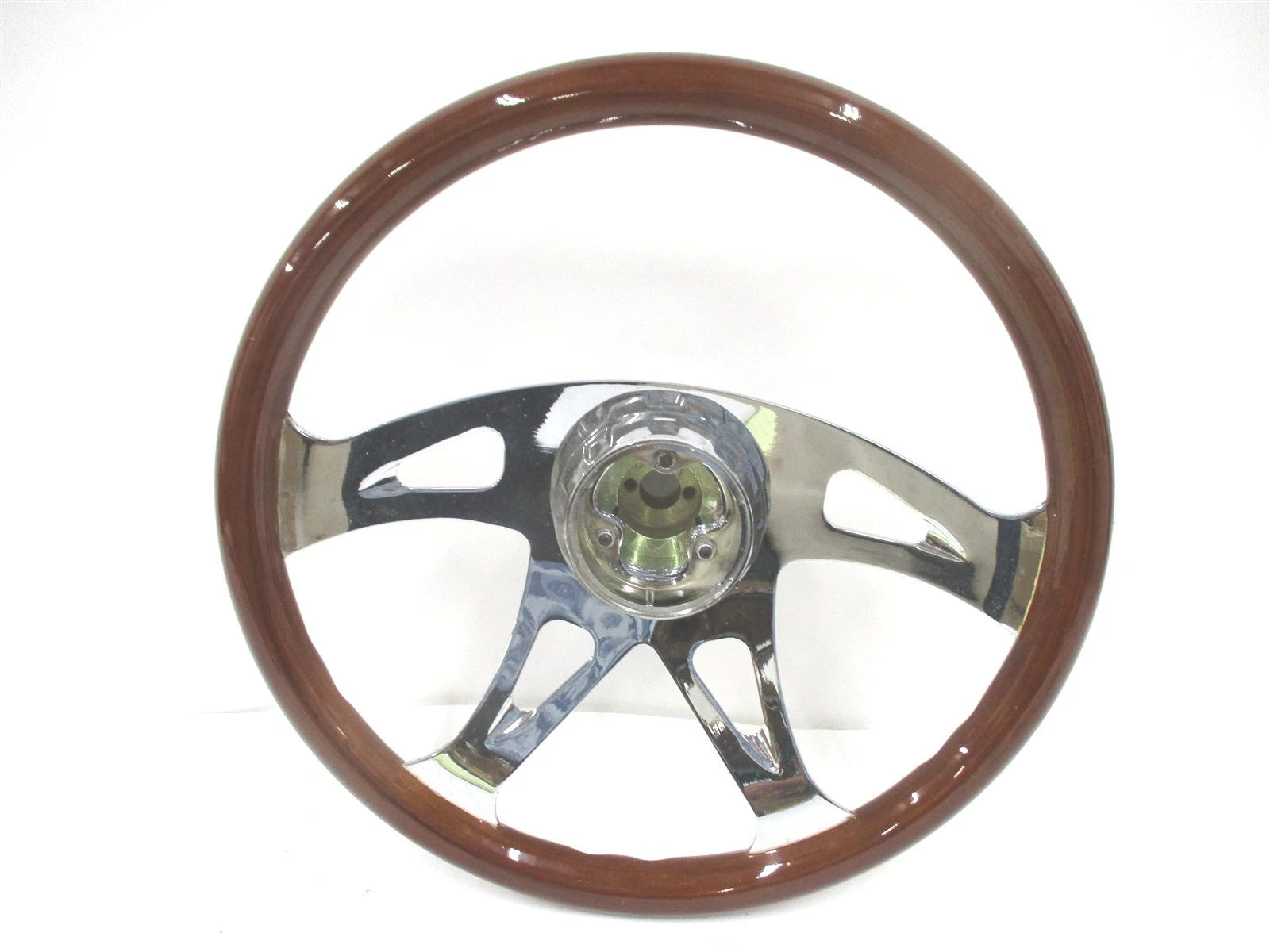 New United Pacific 18" Chrome Boss Steering Wheel for Freightliner 4-SPOKE