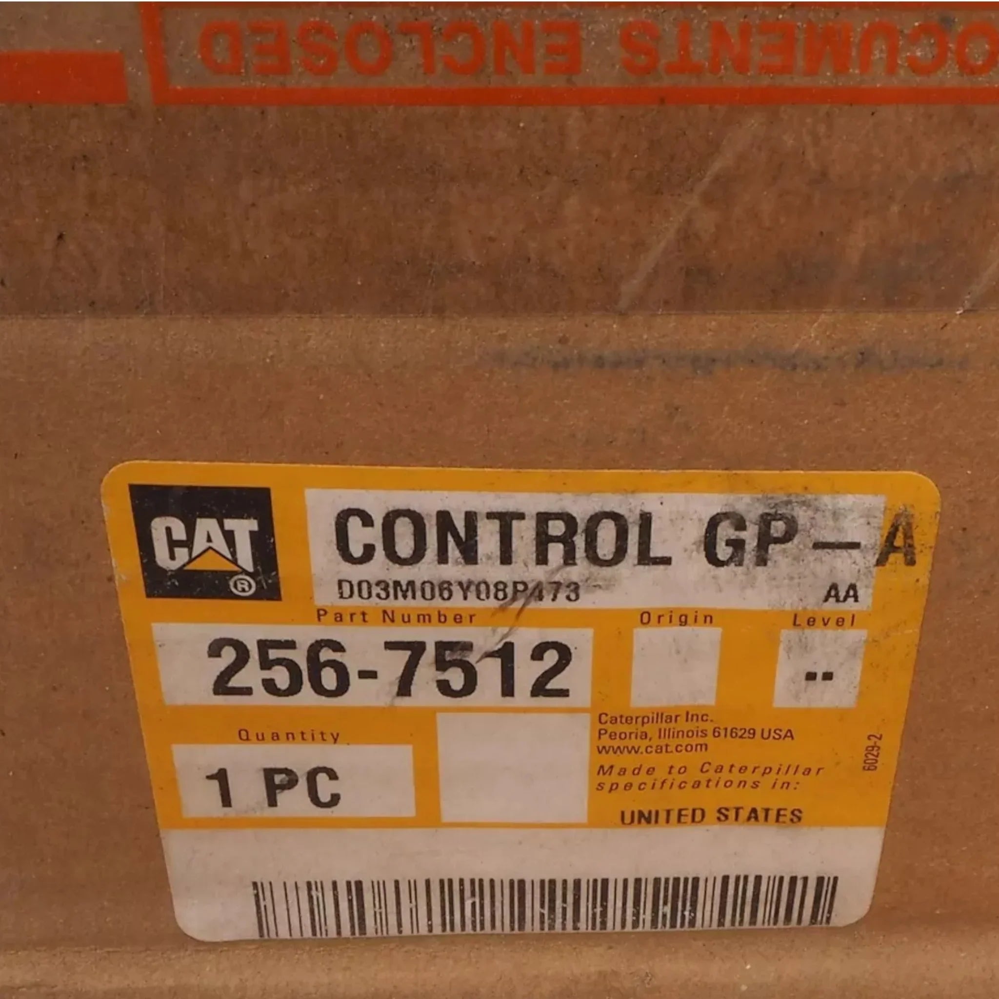 256-7512 Genuine CAT Control GP-A