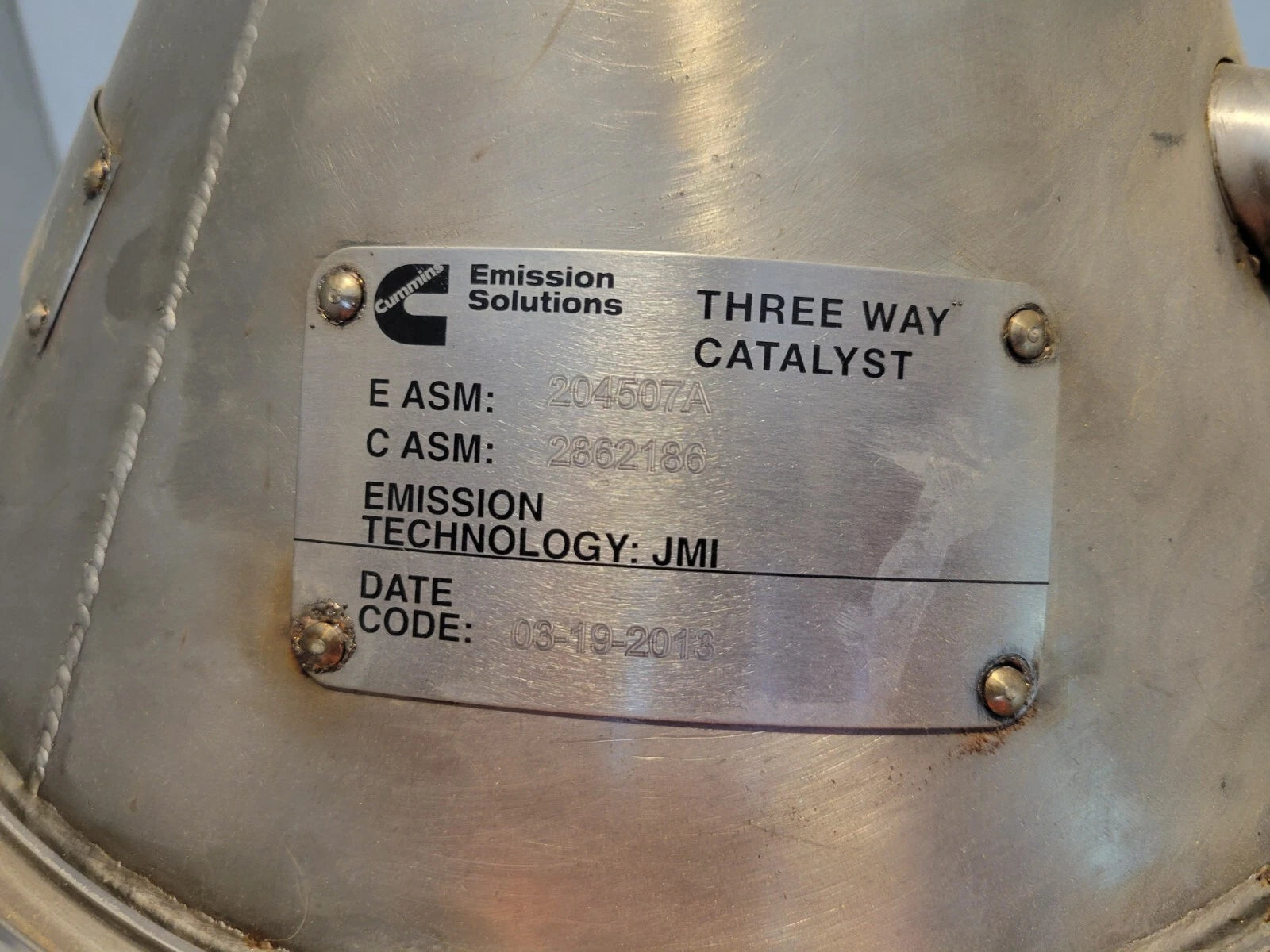 162186 Genuine Cummins 3-Way Catalyst