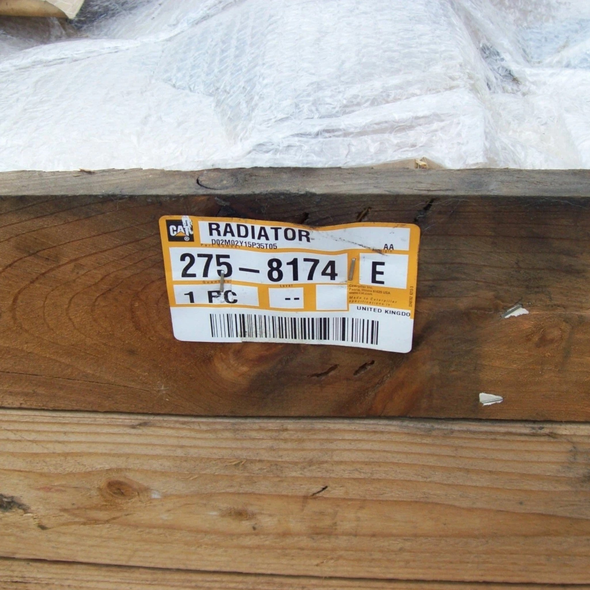 2758174 Genuine CAT Radiator