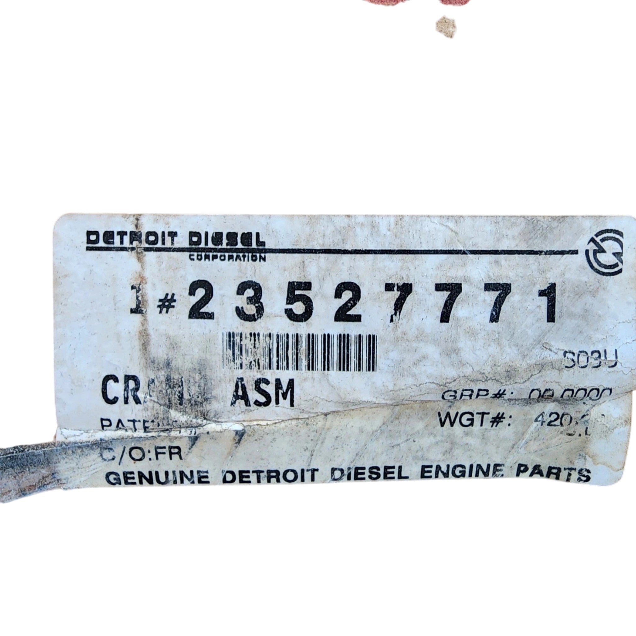 DDE23527771 Genuine Detroit Diesel Crankshaft