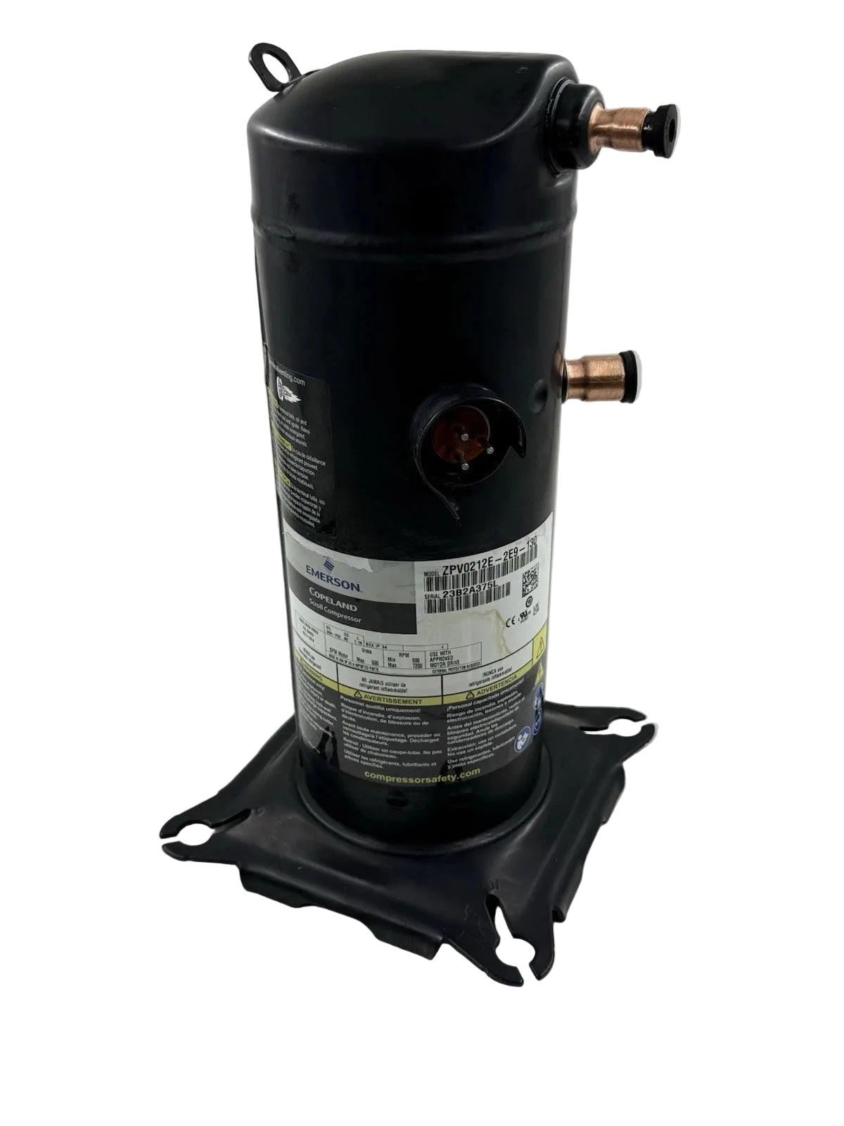 ZPV0212E2E9130 Genuine Copeland Scroll Compressor