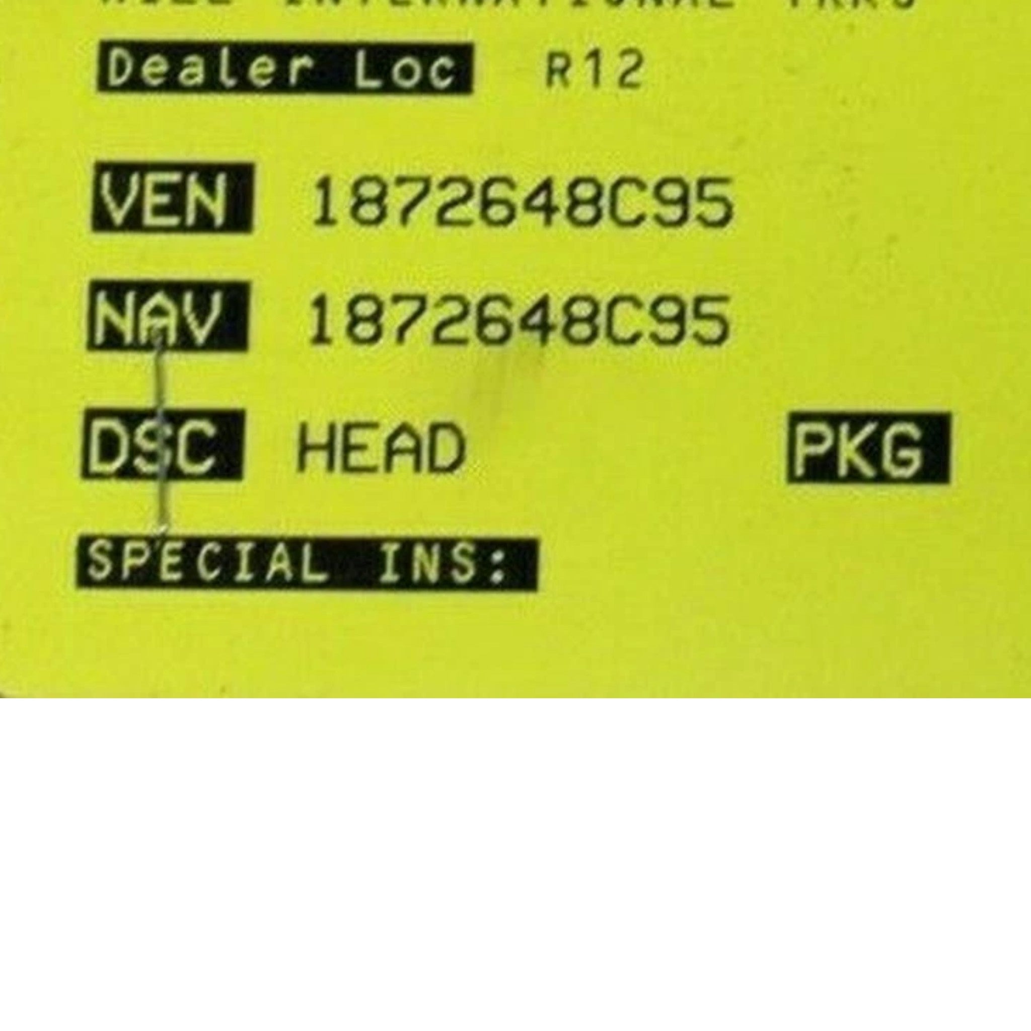 1872648C91 International Cylinder Head Kit