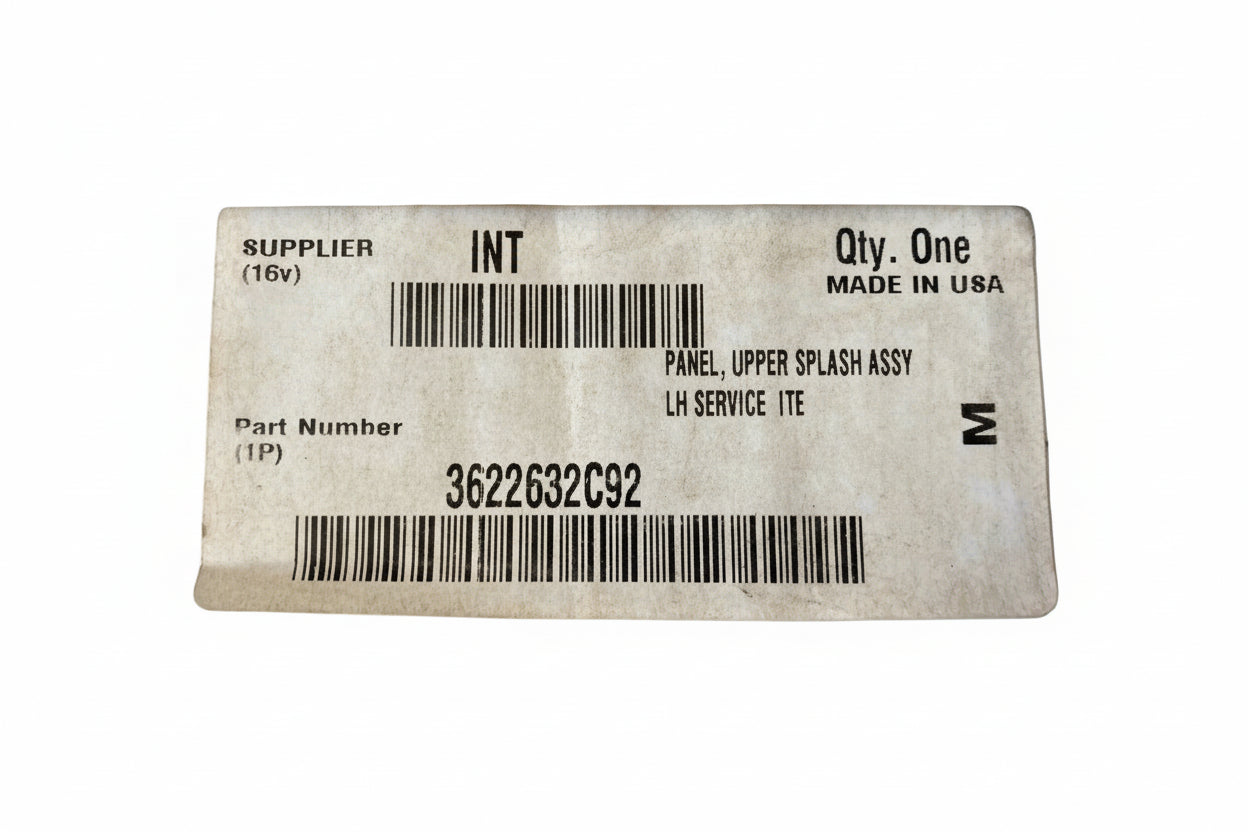 3622632C91 International Hood Splash Guard