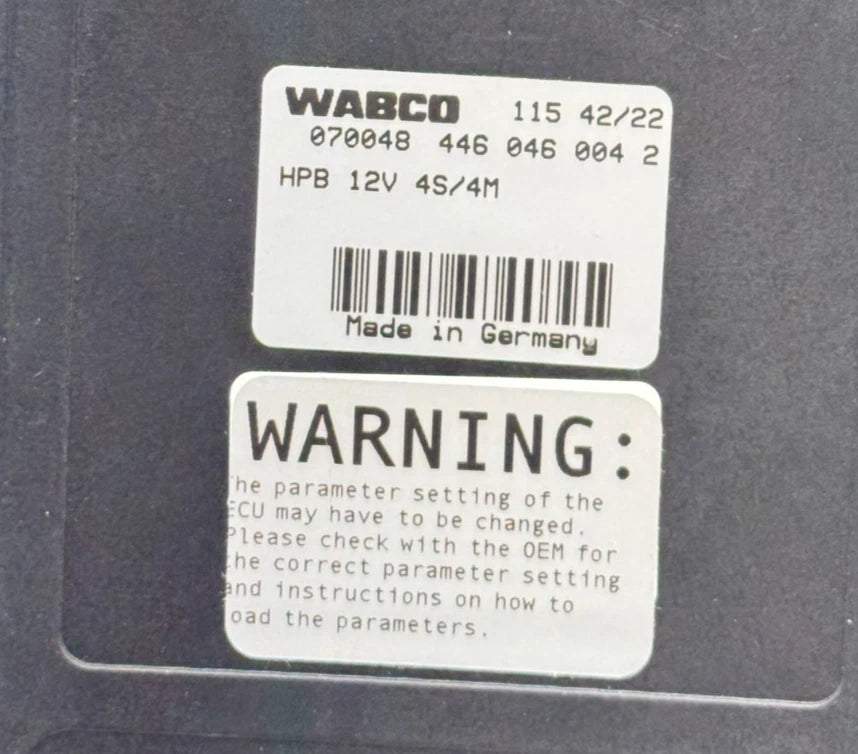 4460460042 Genuine Wabco ABS ECU Electronic Control Unit