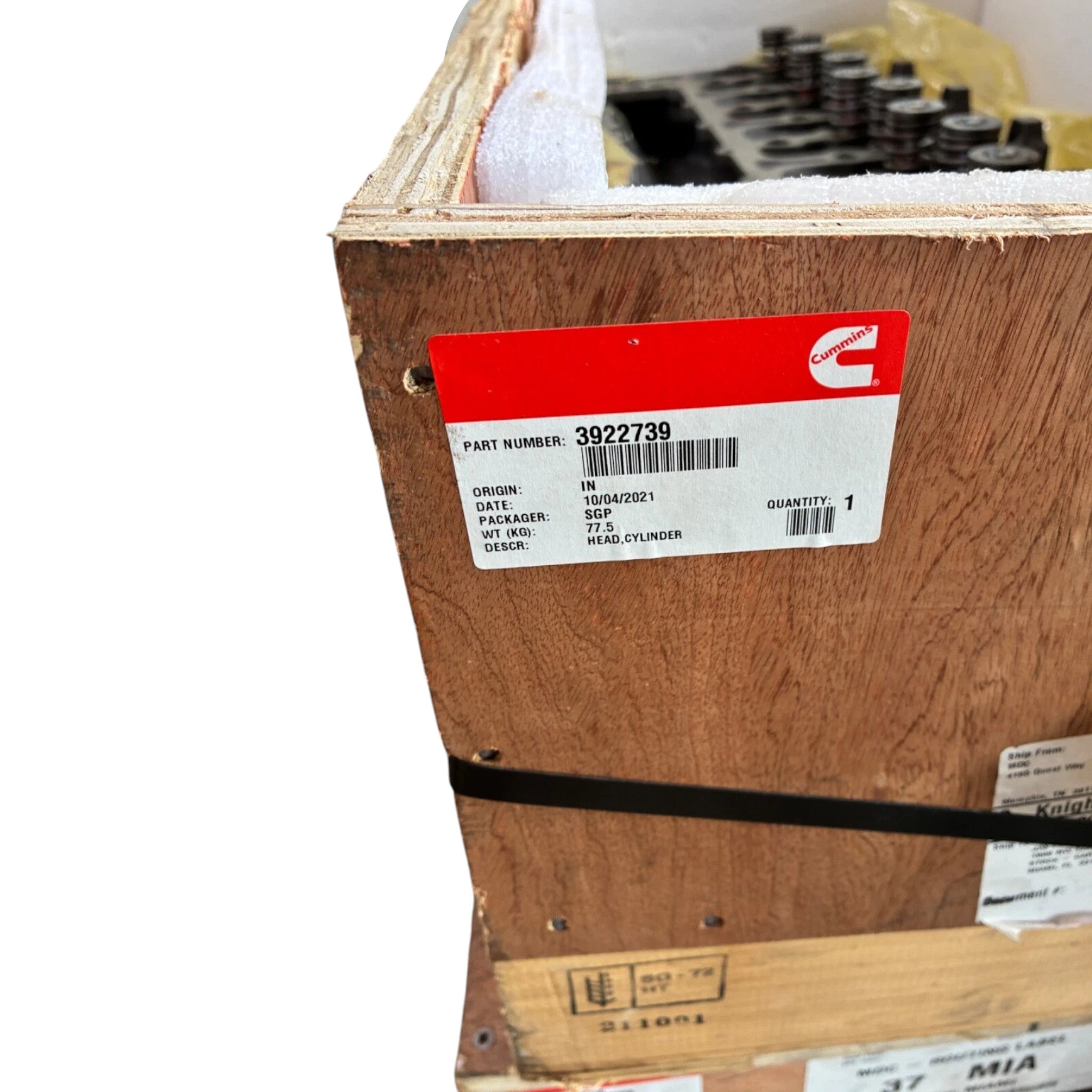 3922739NX Genuine Cummins Cylinder Head