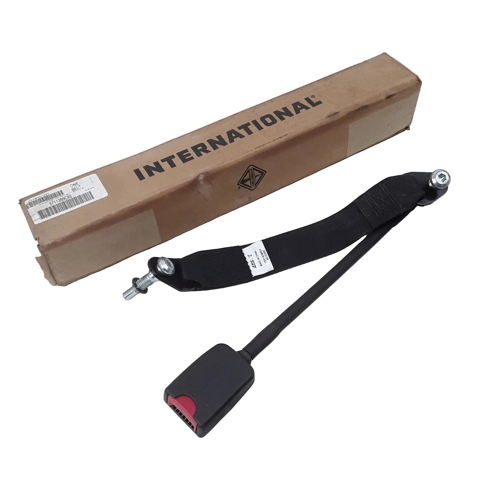 3711355C93 Genuine International Air Seat Belt Buckle W/ Tether