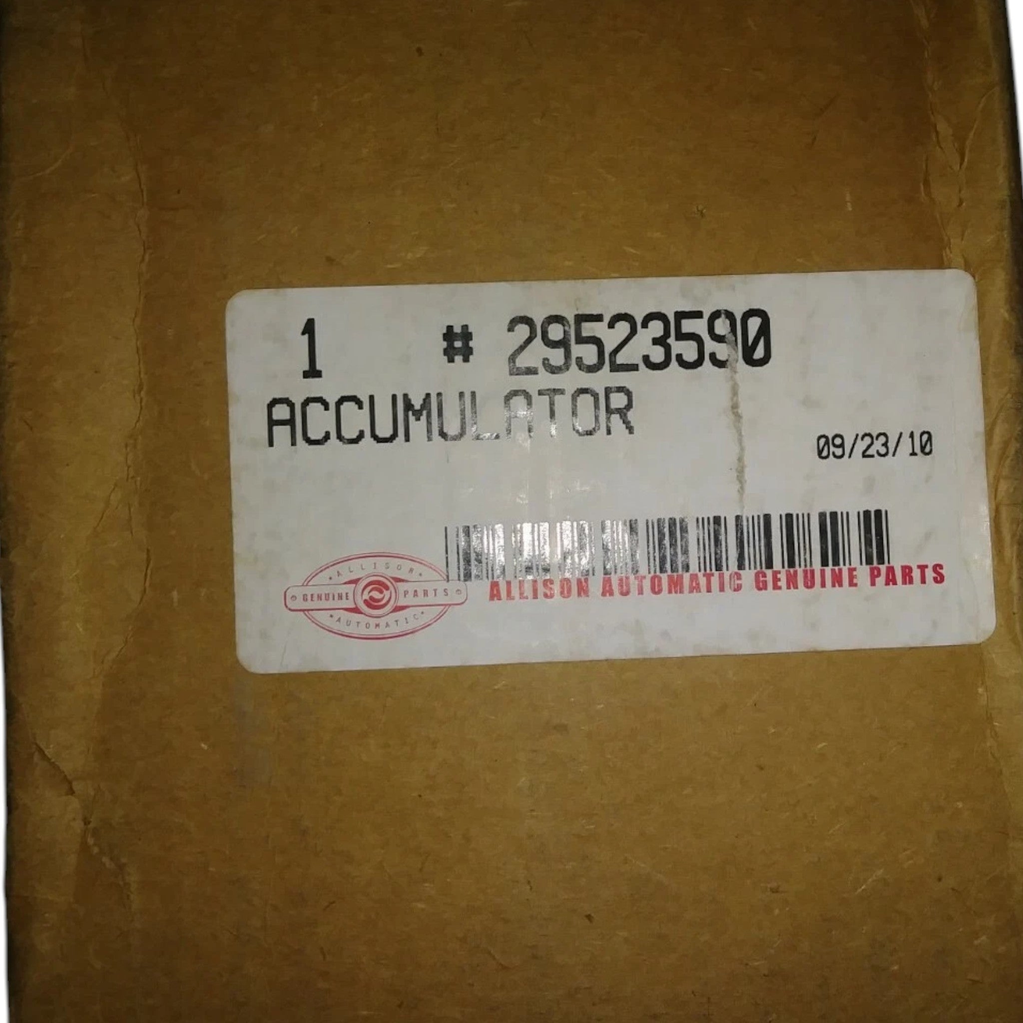29523590 Allison Hydraulic Accumulator