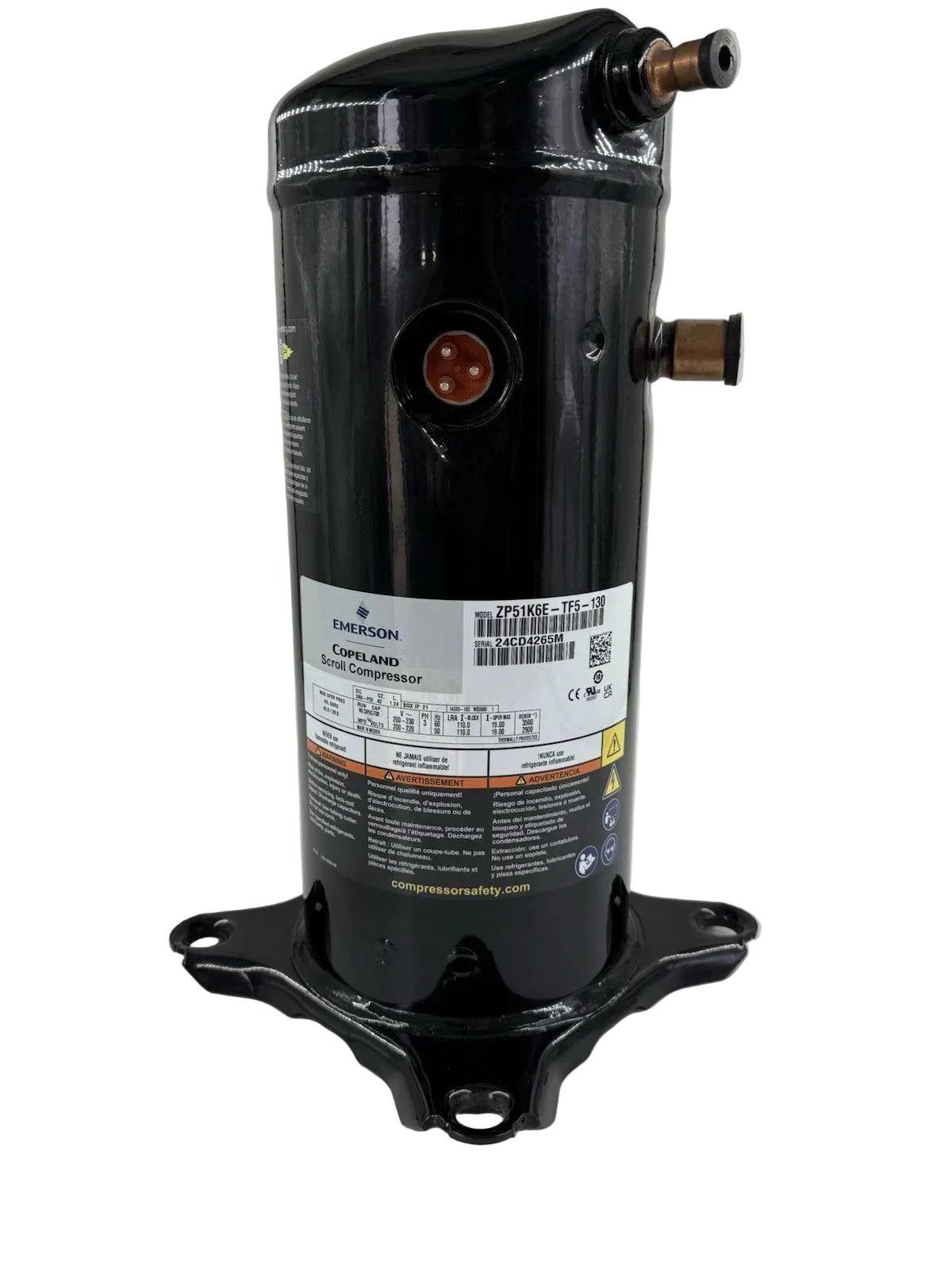 ZP51K6ETF5130 Genuine Copeland Scroll Compressor
