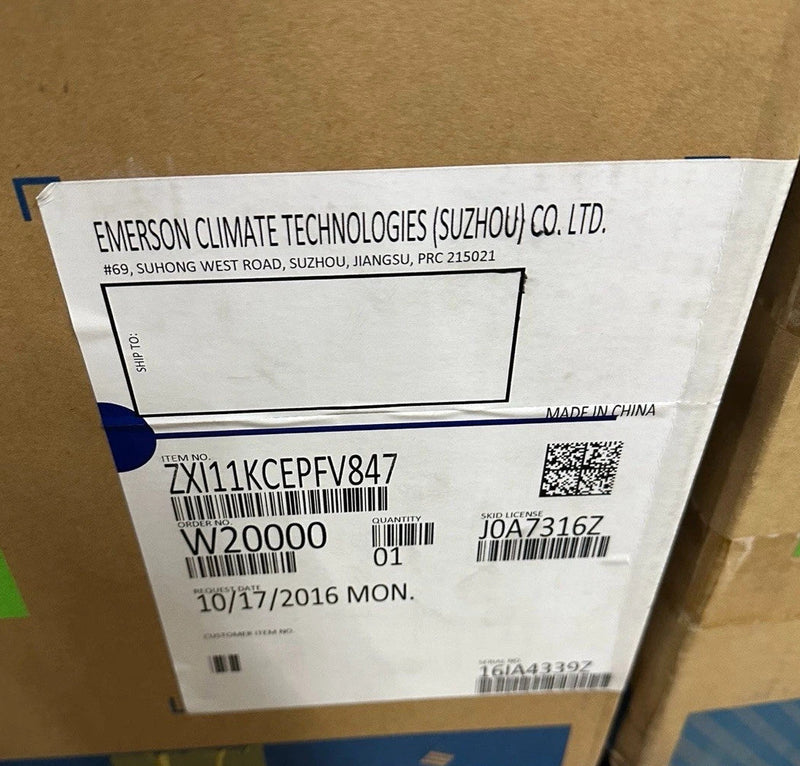 ZXI11KCEPFV847 Genuine Copeland Scroll Compressor