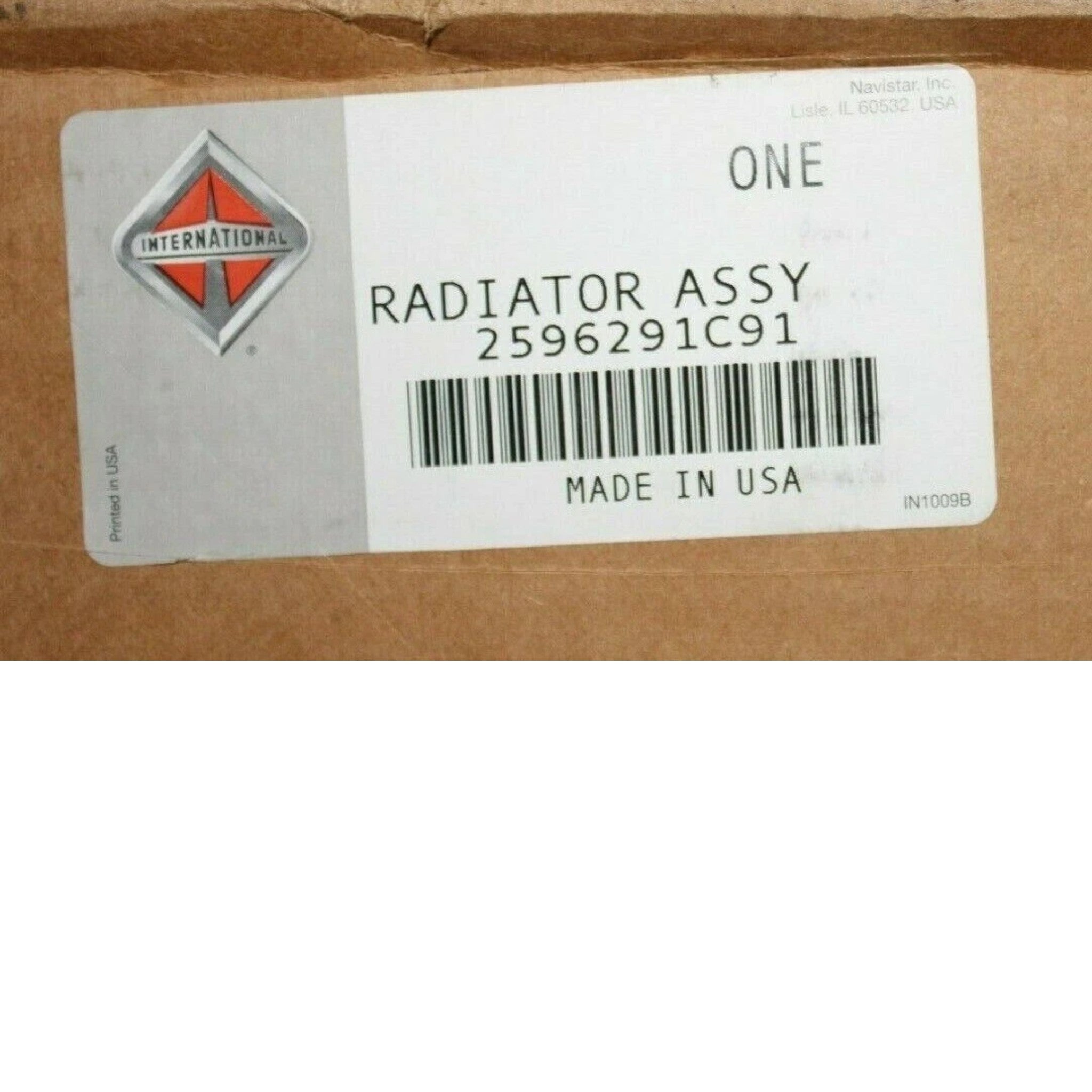 2596291C91 Genuine International Radiator Assembly