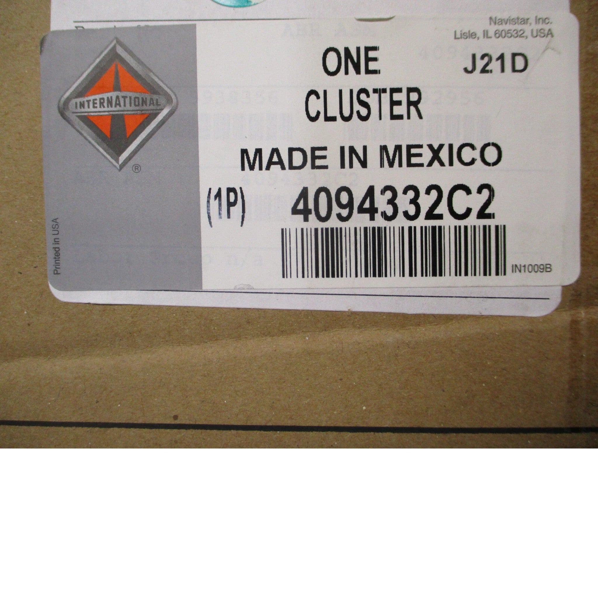 4094332C1 Genuine International Instrument Gauge Cluster