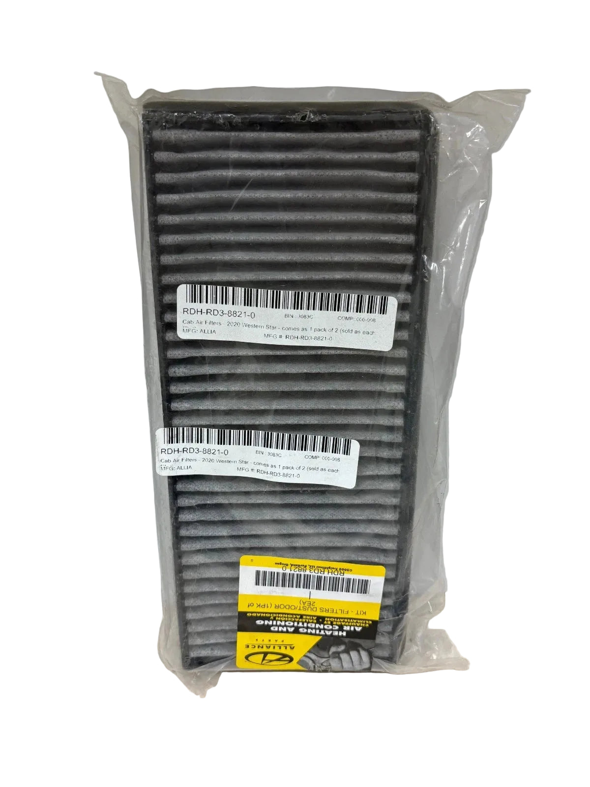 78R5465 Genuine Alliance Cab Air Filters - 2020 Western Star - comes as 1 pack of 2