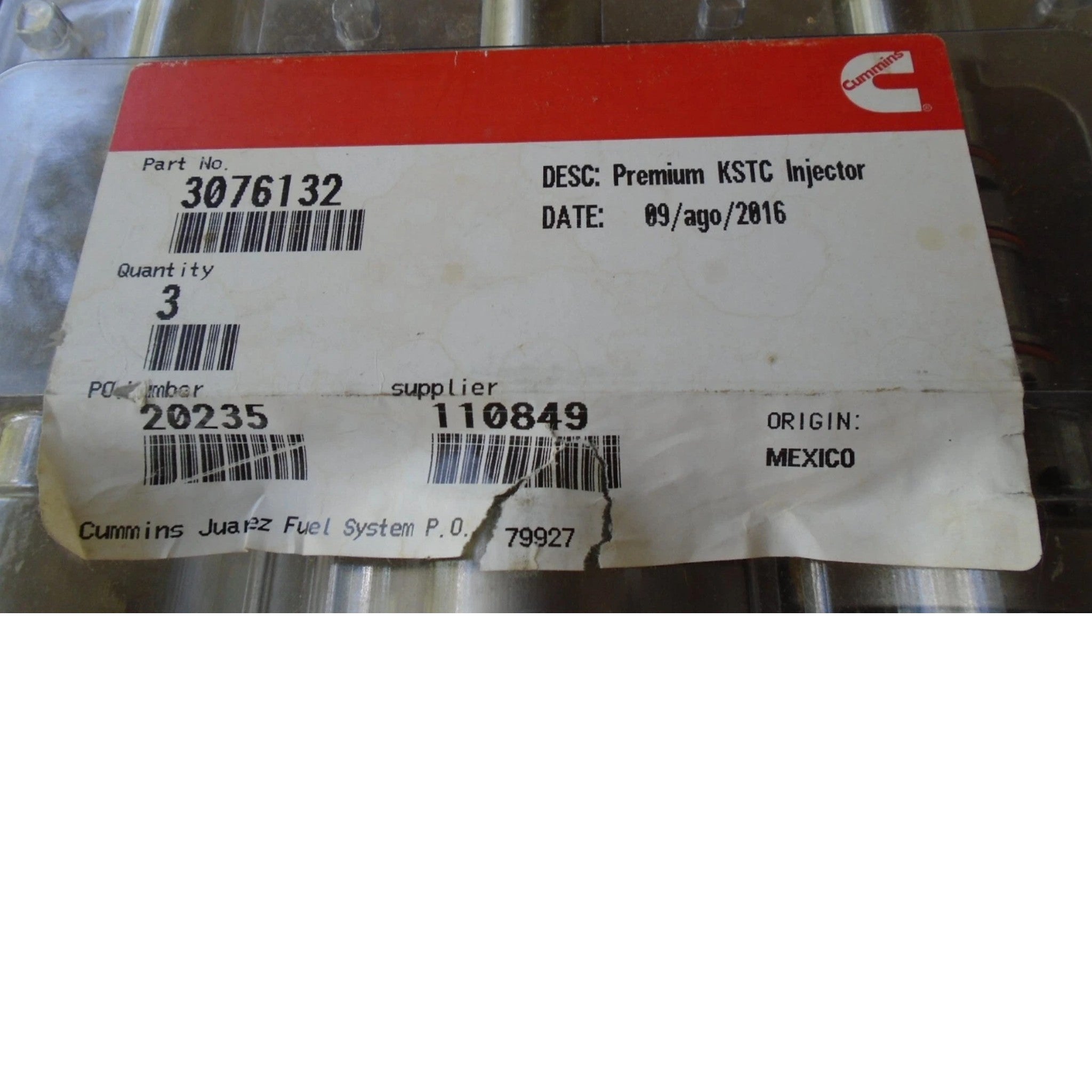 3058802 Genuine Cummins Fuel Injector