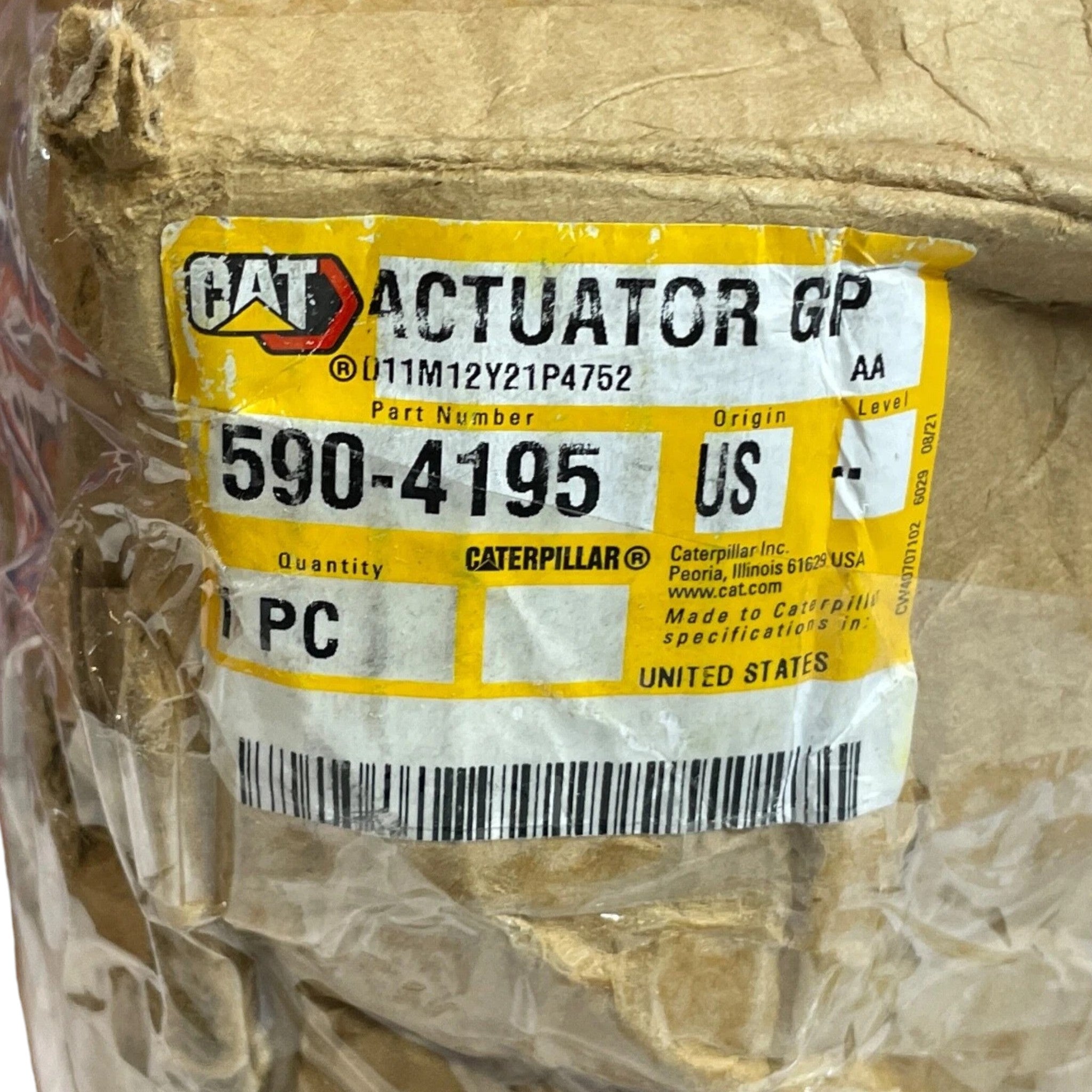 590-4195 Genuine CAT Double Acting Pneumatic Actuator