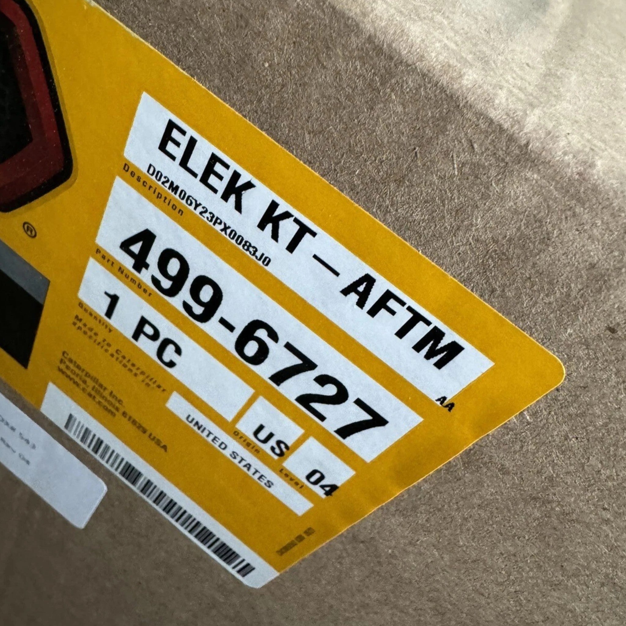 4996727 Genuine CAT Driver Safety System