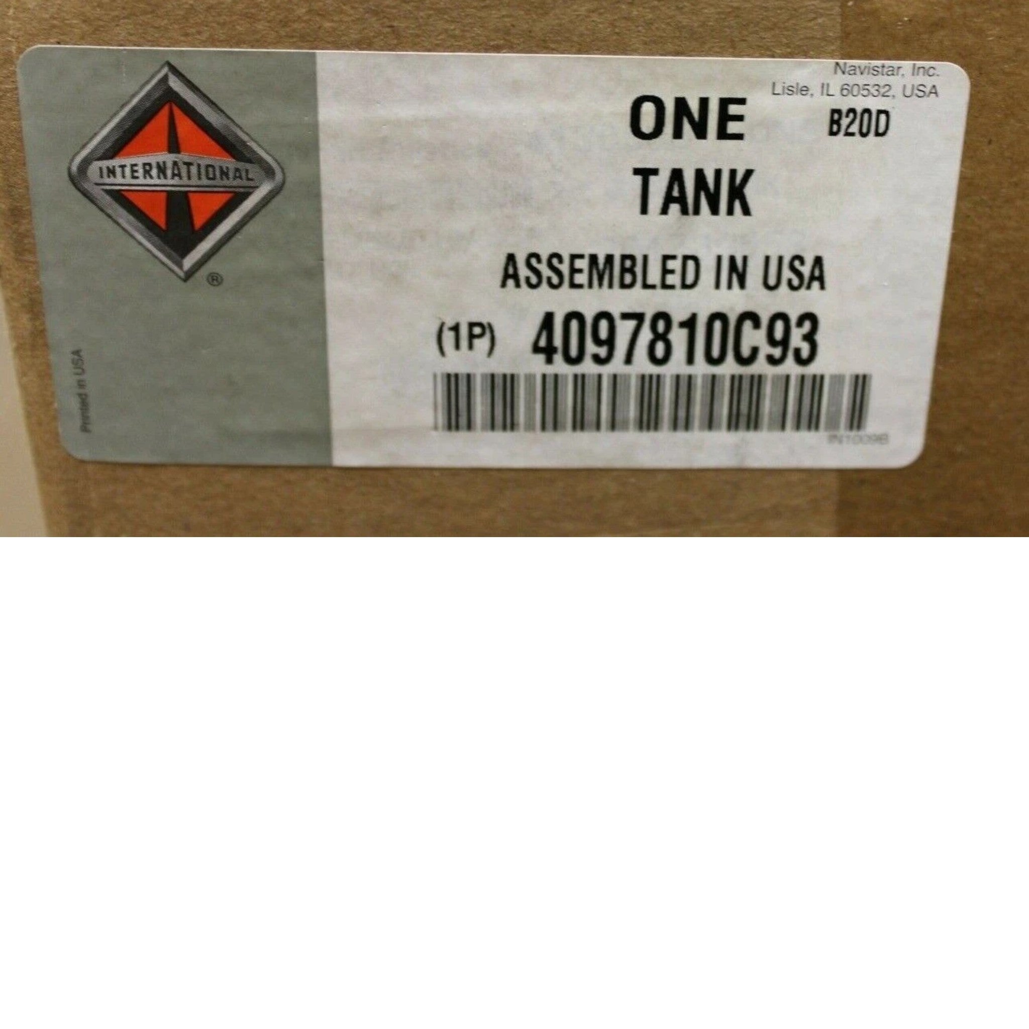 4097810C91 International Def Tank Assembly