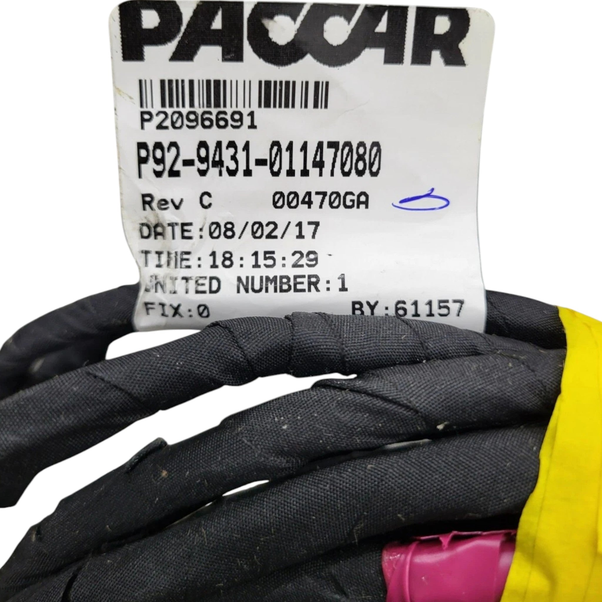 P92943101147080 Paccar Rear Chassis Harness