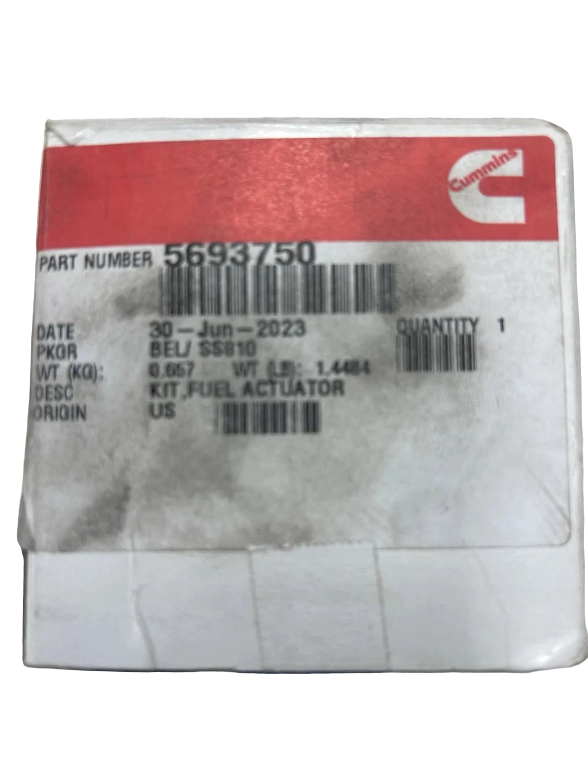 5693750 Genuine Cummins Fuel Actuator Kit