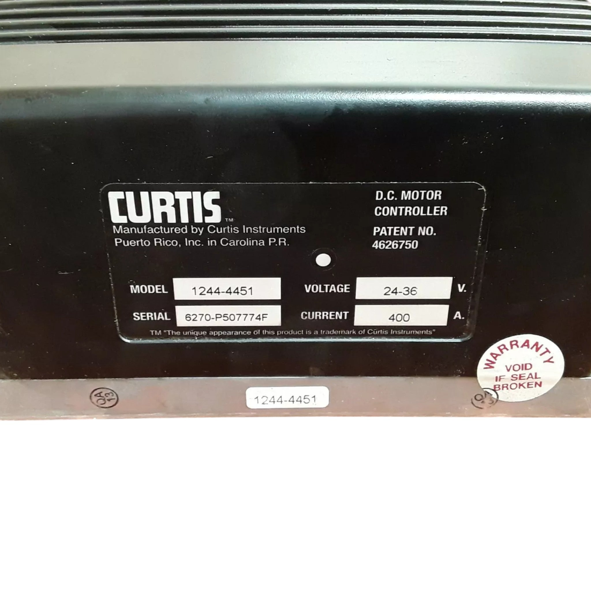 1244-4451 OEM Curtis Motor Controller
