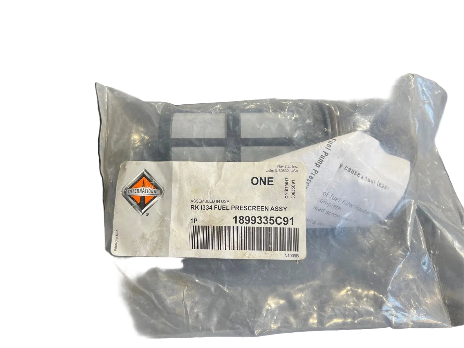 1899335C91 Genuine International fuel Pump Strainer