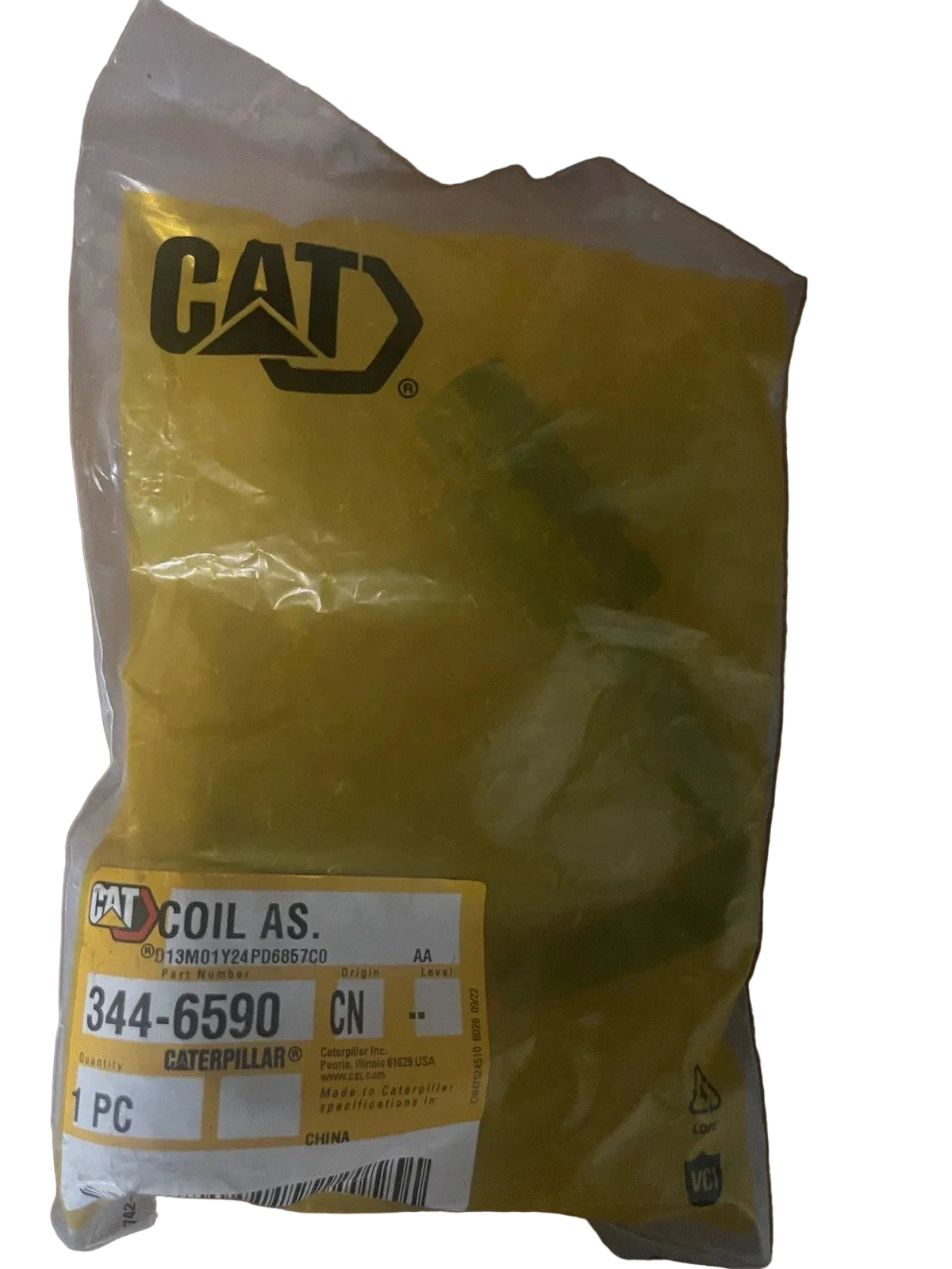 344-6590 Genuine Caterpillar Solenoid Part