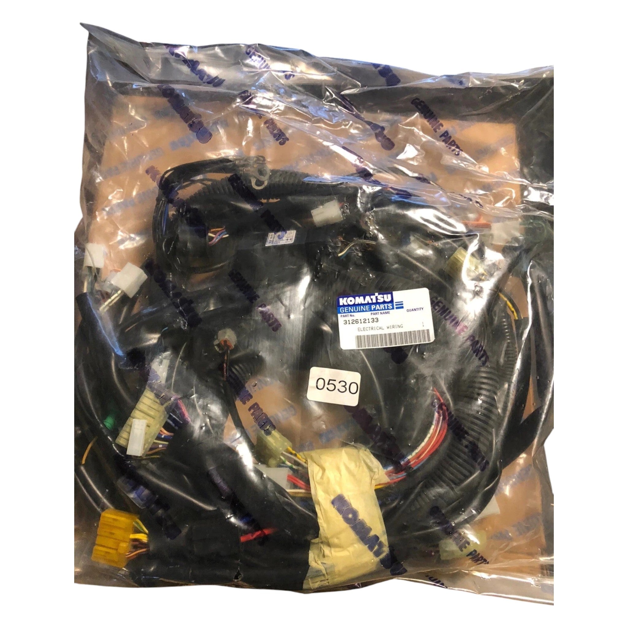 312612133 Genuine Komatsu Wiring Harness