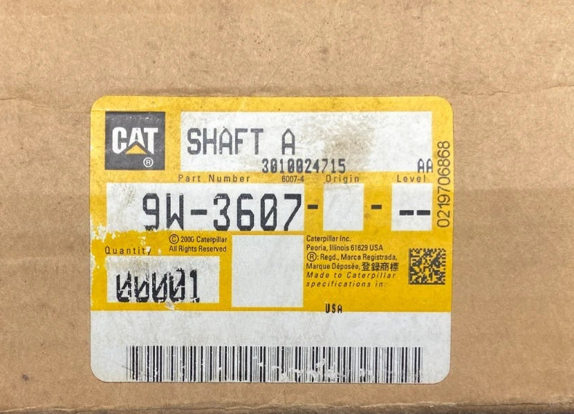 9W3607 Genuine CAT Planetary Transmission Input Shaft
