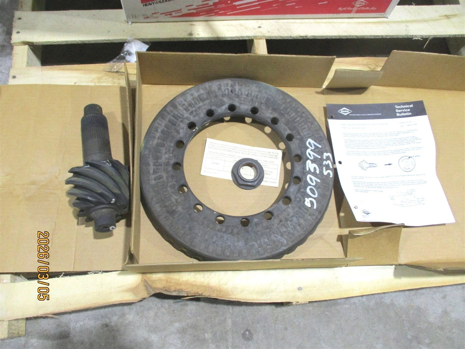 New Spicer 508402 Differential Ring Gear Pinion Set 19060S Coach 4.78