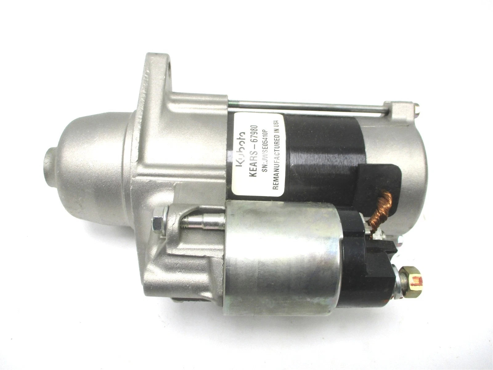 Reman Kubota Starter 12V 0.9kW CW Rotation 9T 228000-5400