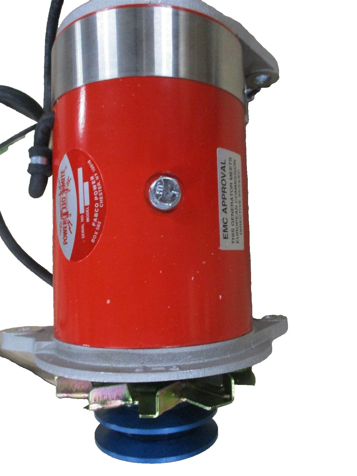 Fabco Power Mite 220V AC Belt Driven Generator 3000W 50HZ W/ Regulator