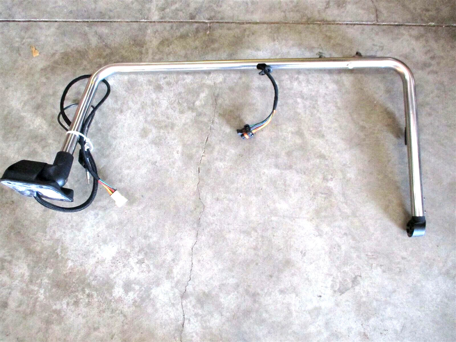 New International Mirror Bracket Power Heated Stainless Passenger Side