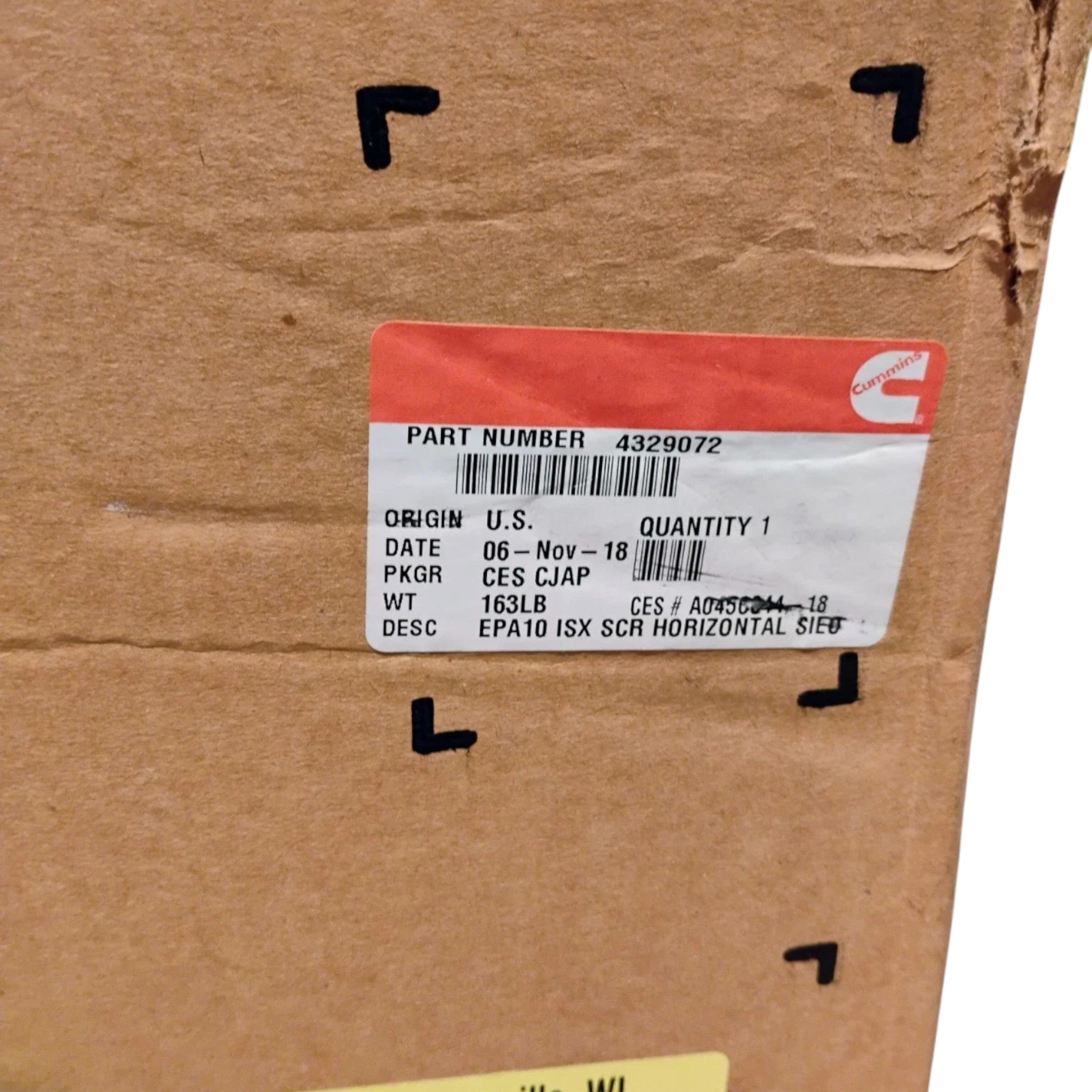 4329072 Genuine Cummins Aftertreatment Device