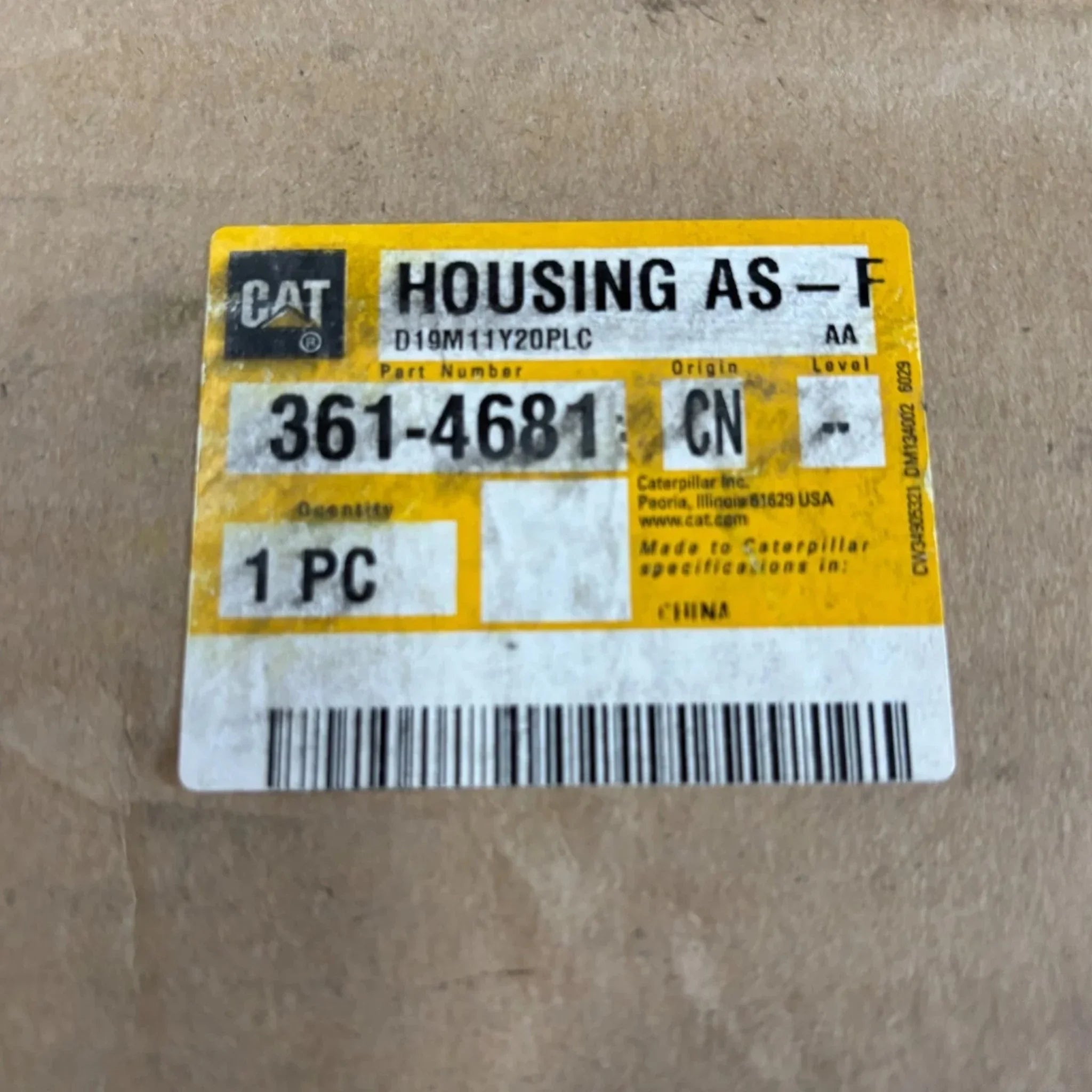 361-4681 Genuine CAT Cylinder Block Front Housing