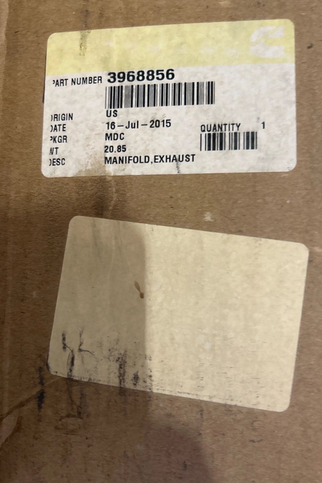 3968856 Genuine Cummins Exhaust Manifold