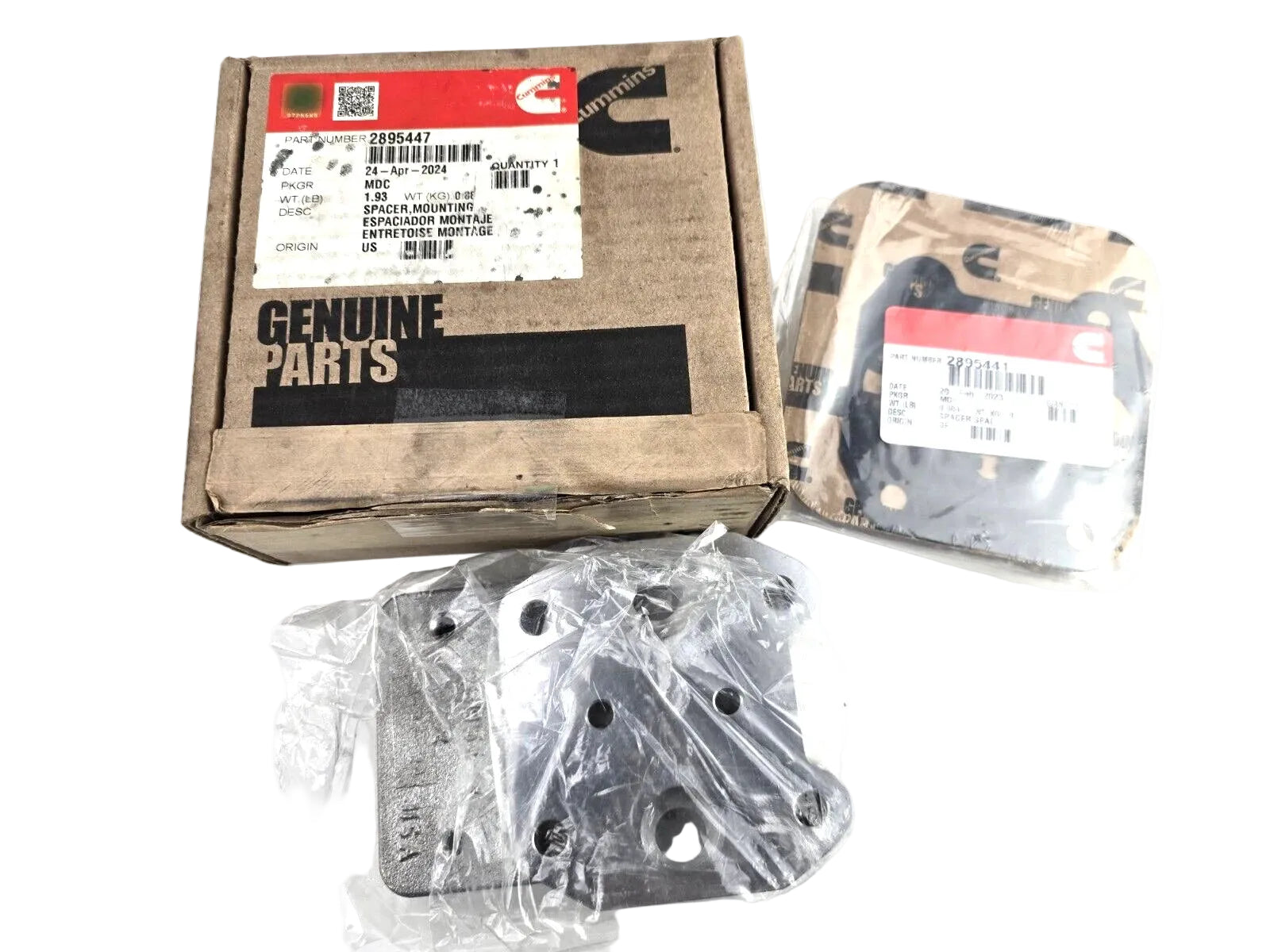 2895447 Genuine Cummins Mounting Spacer w/ Gasket