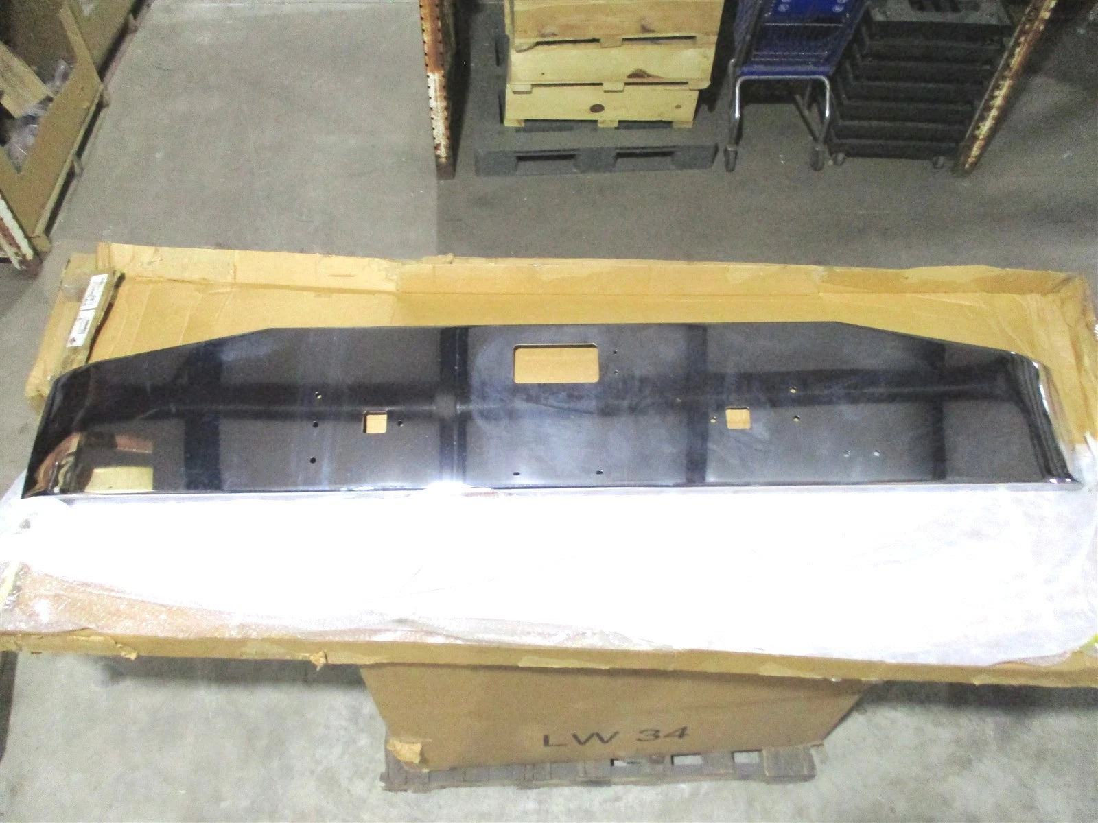 New International Truck Front Bumper Chrome 9000 9900i 9670 9370