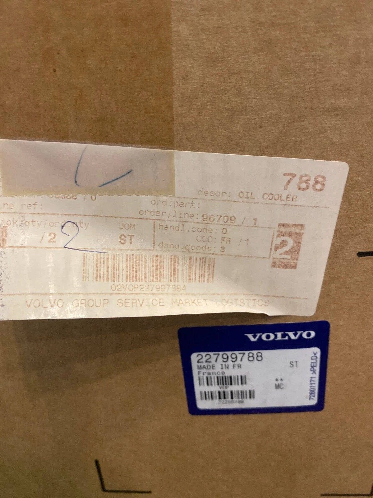 22799788 Volvo Penta Oil Cooler