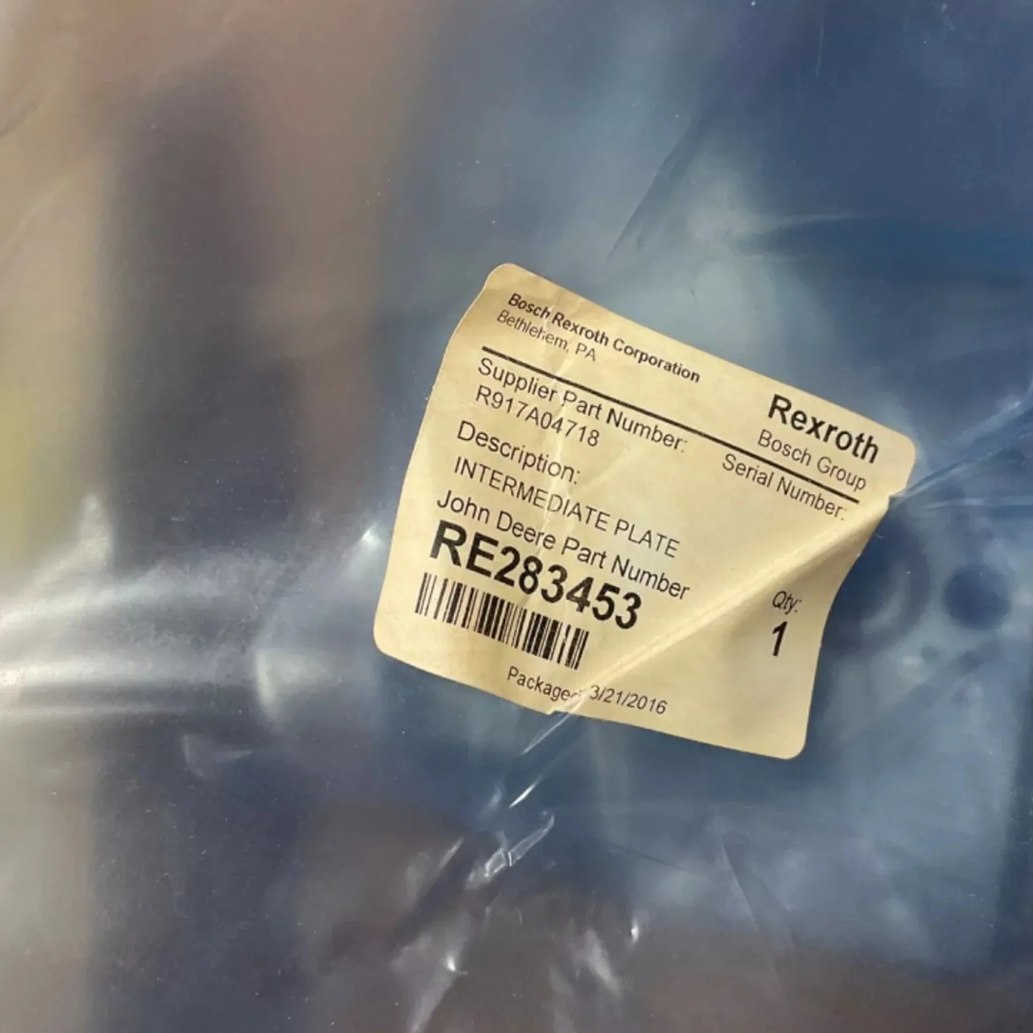 RE283453 Genuine John Deere Selective Control Valve Manifold