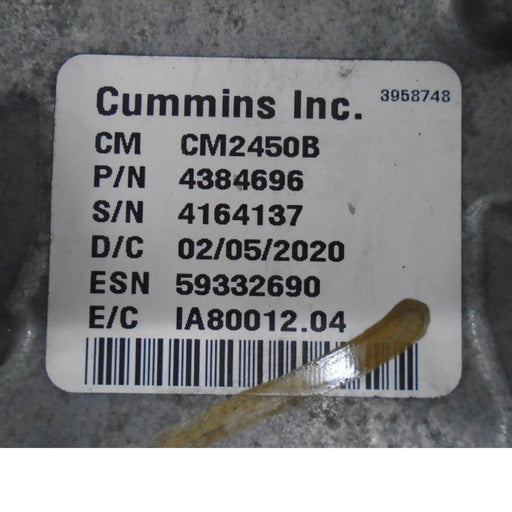 4384696 Genuine Cummins ECM Electronic Control Module - ADVANCED TRUCK PARTS