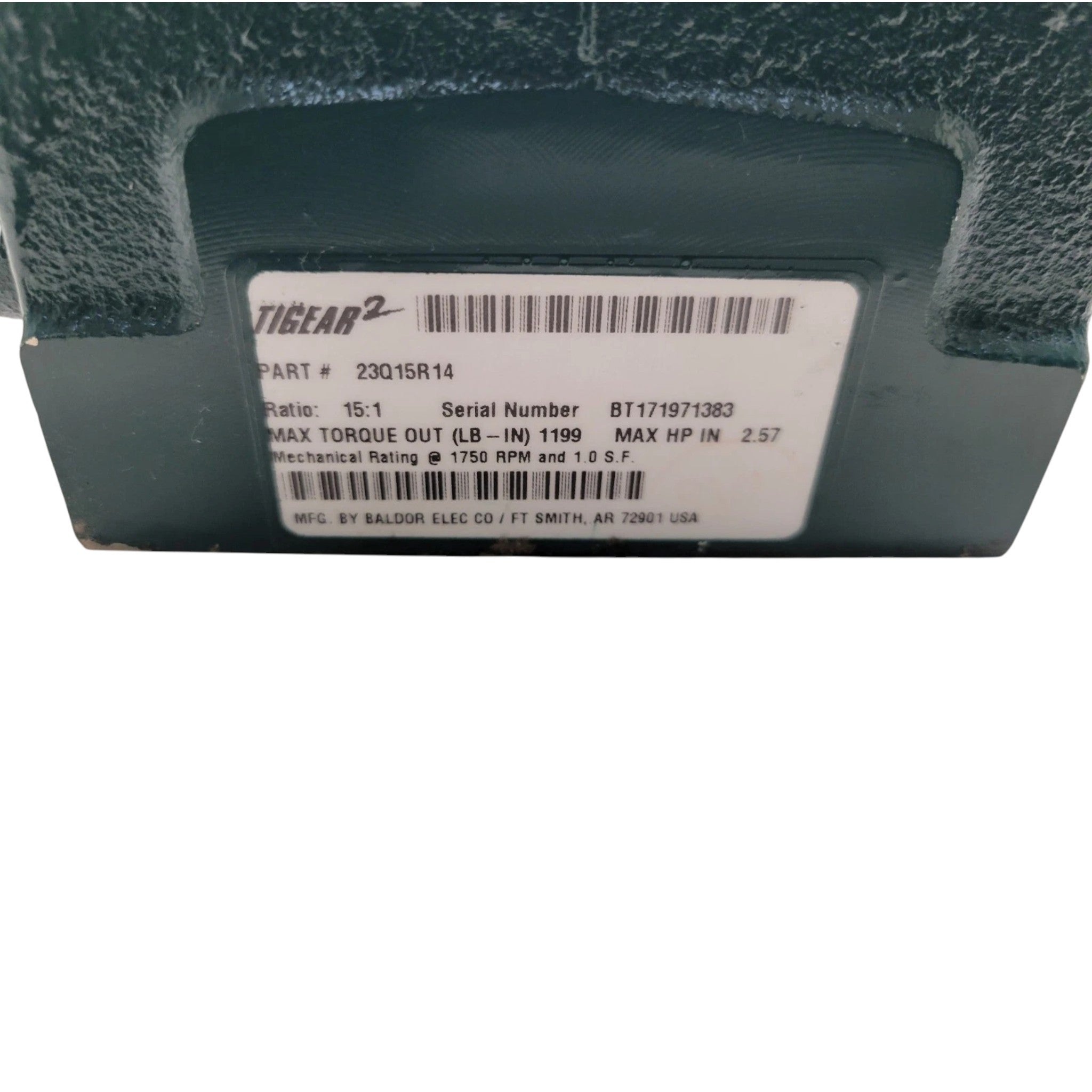 23Q15R14 Genuine Dodge Right Angle Worm Gear Speed Reducer