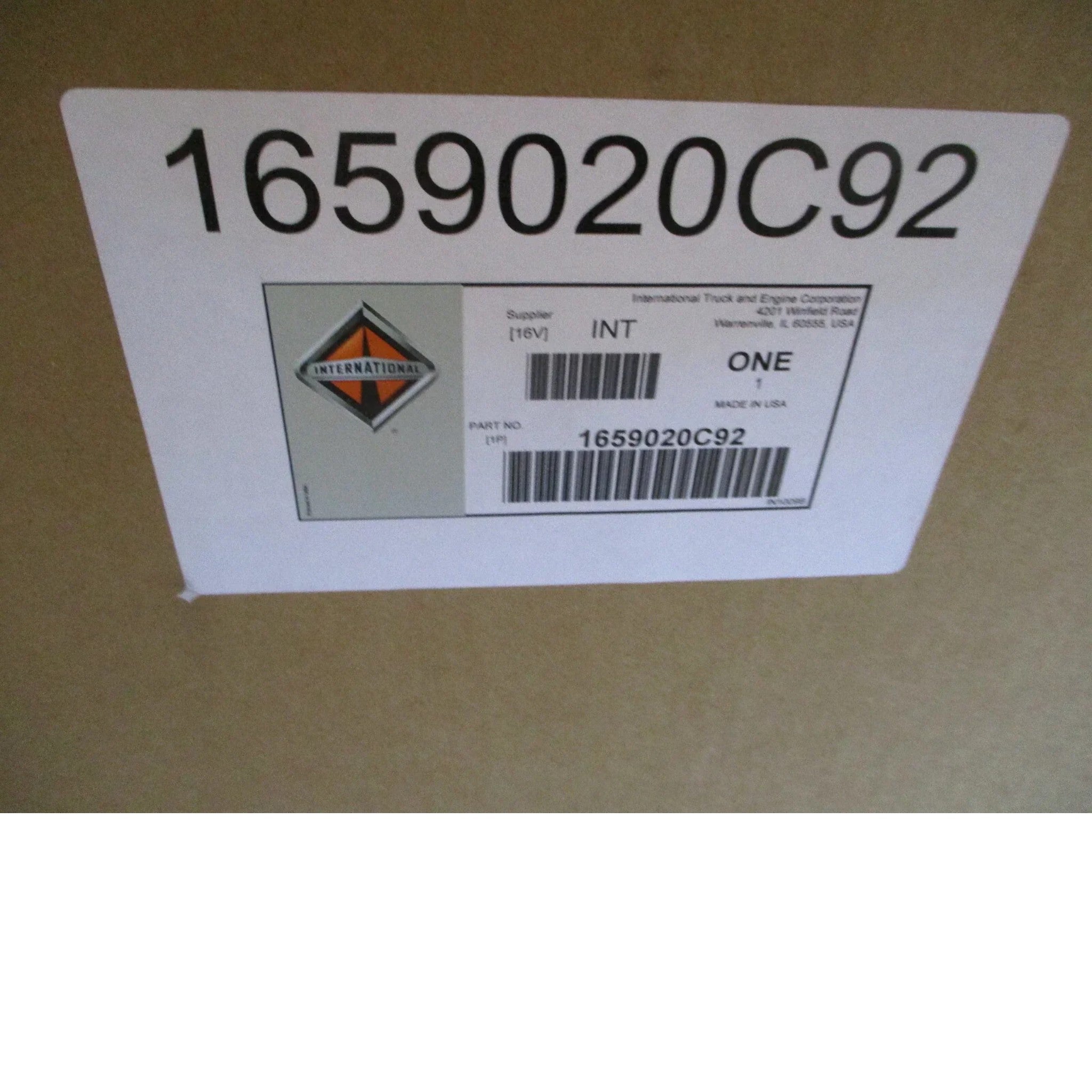 1659020C91 Genuine International Tank Fuel